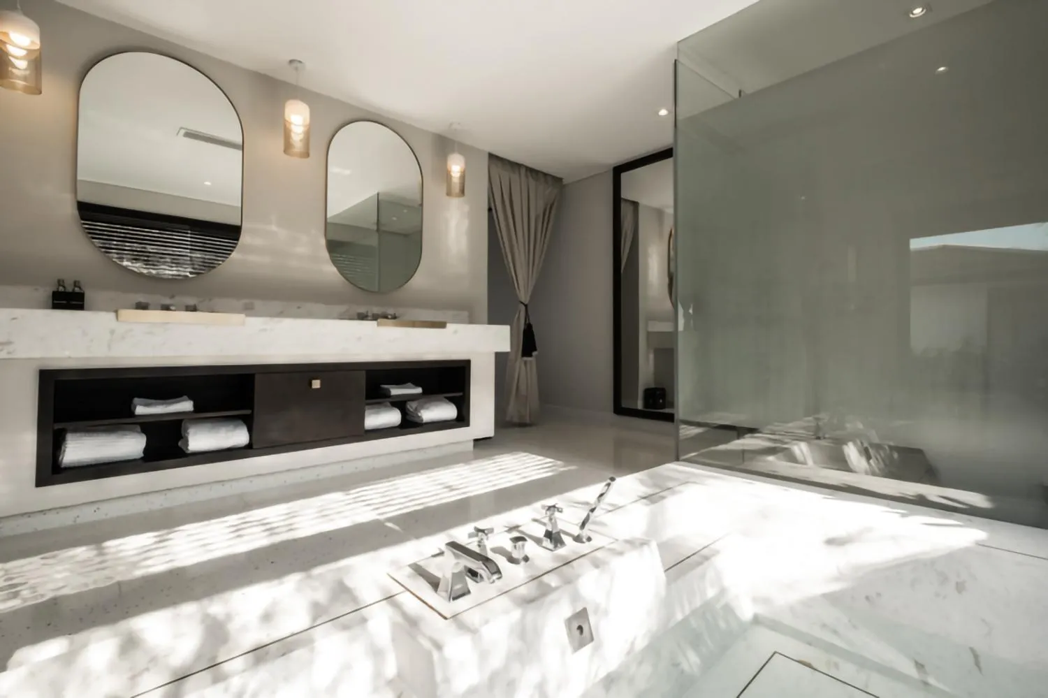 Bathroom, Bed in TIA Wellness Resort - Spa Inclusive