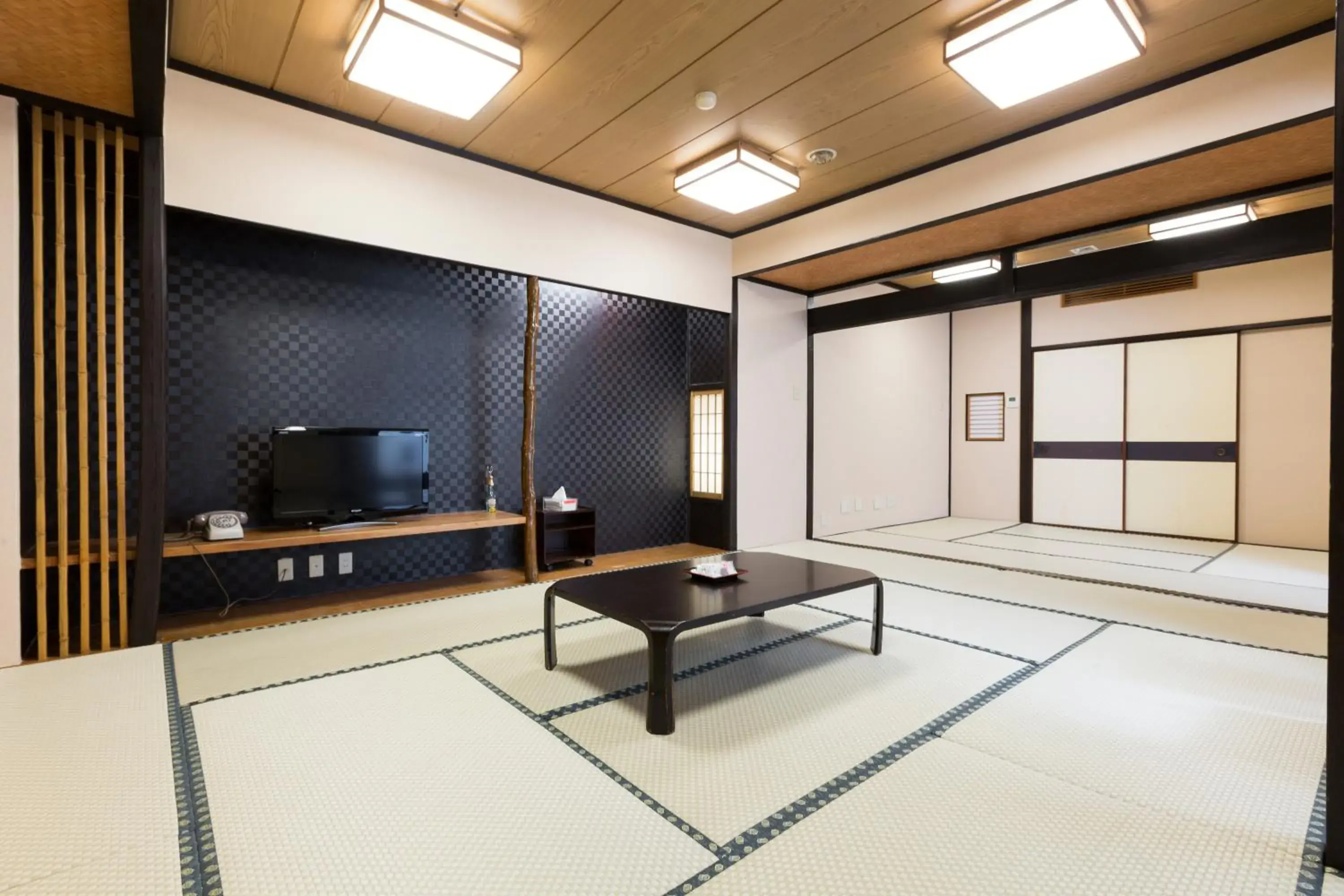 Photo of the whole room, TV/Entertainment Center in Ryokan Sanoya Hotel