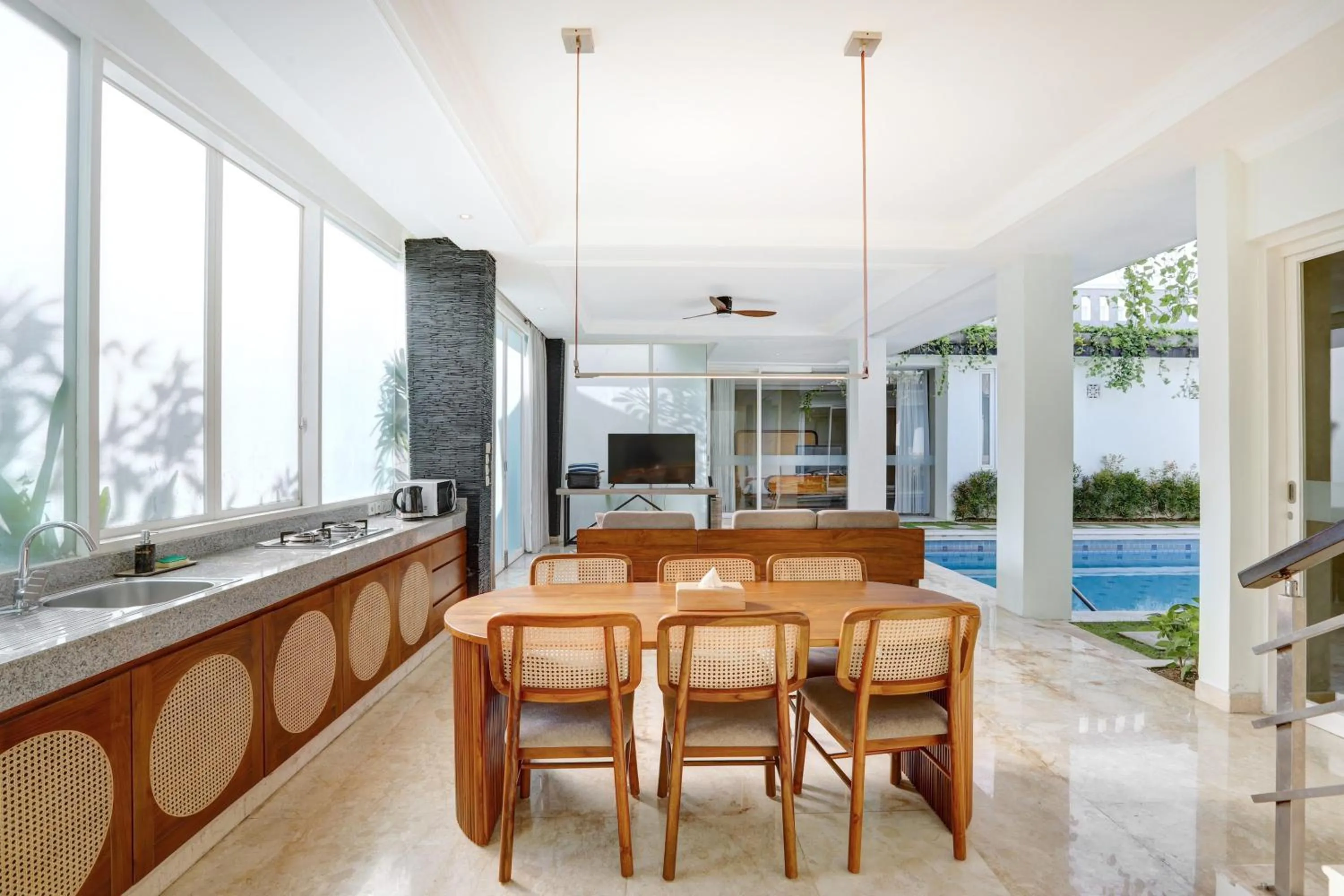 Living room in Nunamkhalu Private Villa and Spa