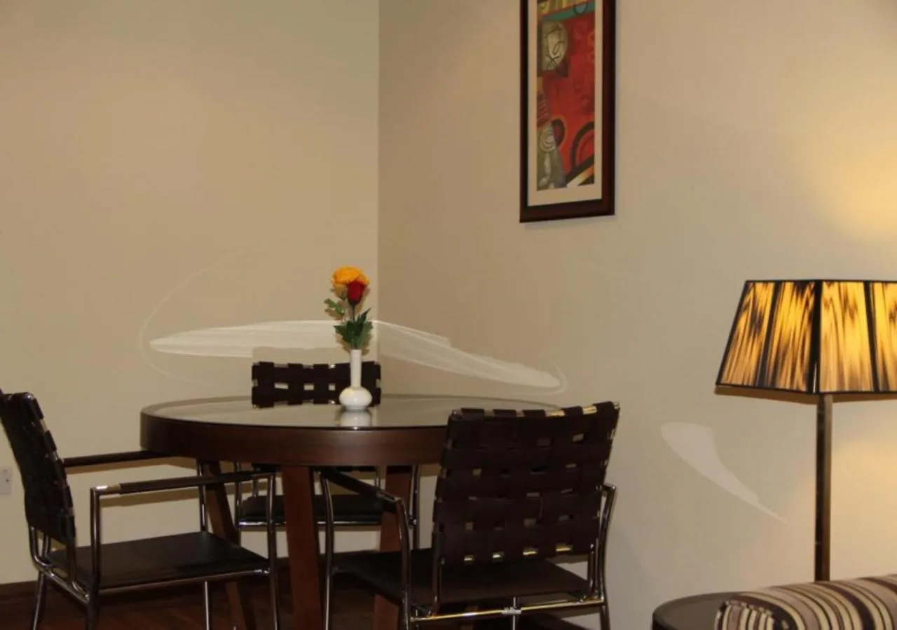 Dining area in Downtown Plaza Hotel Apartment Pet Friendly