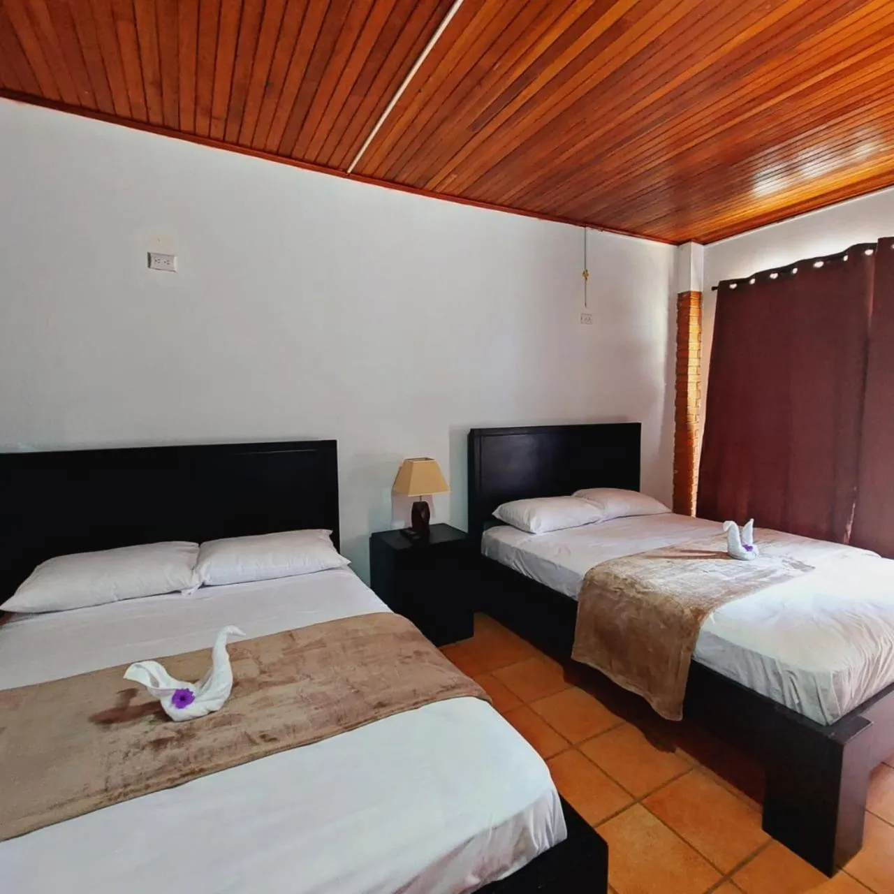 Bed in Uruka Lodge