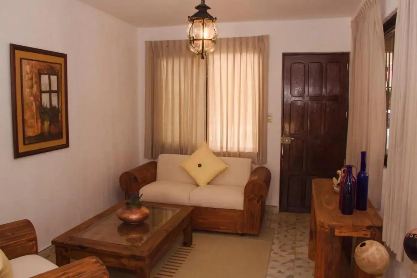 Living room in La Casa del Chac