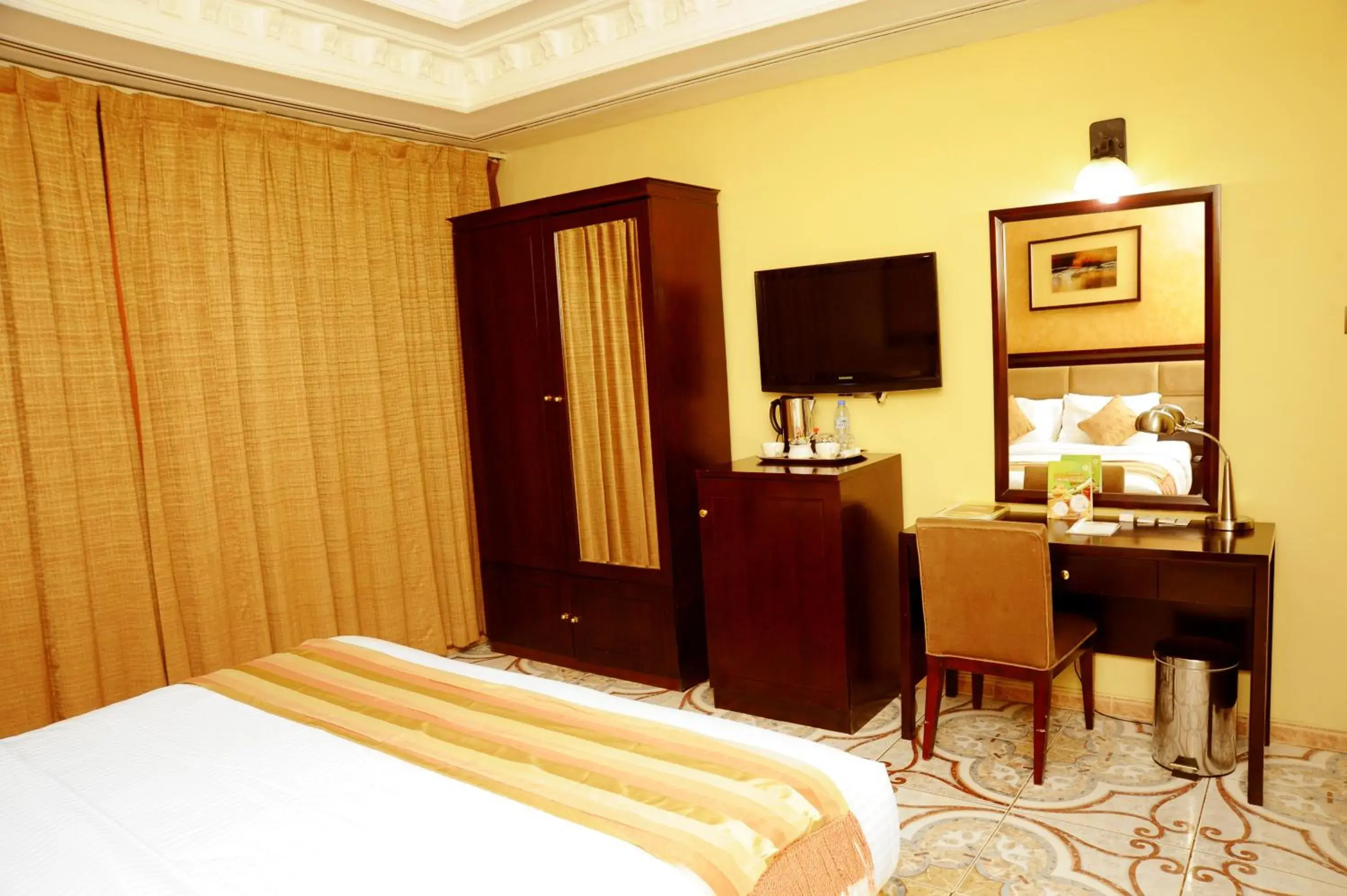 Bed in Al Jazeera Royal Hotel Bed in Al Jazeera Royal Hotel