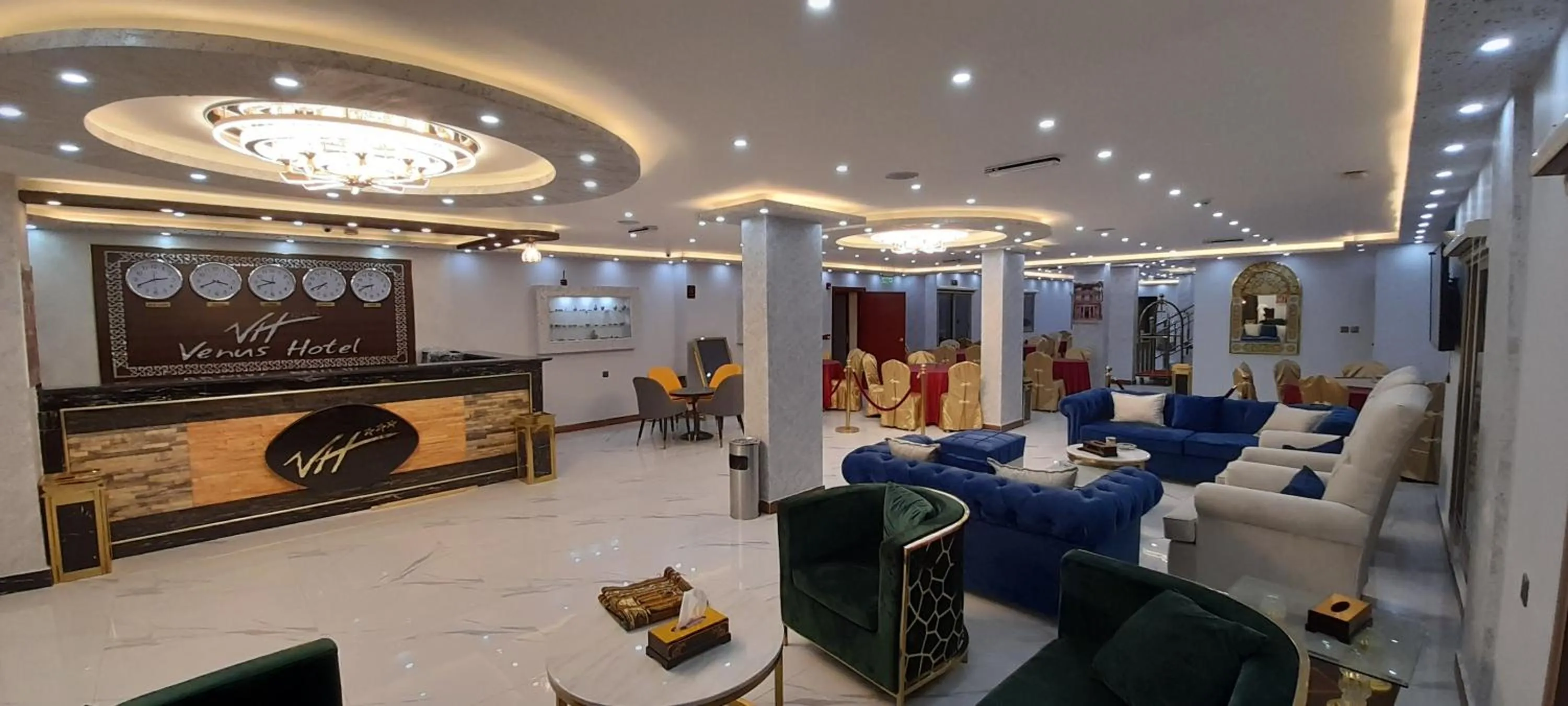 Lobby or reception in Venus Hotel