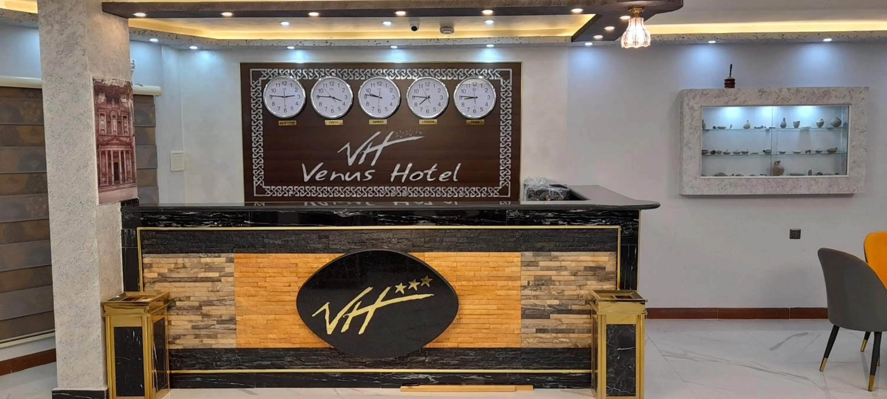 Lobby or reception in Venus Hotel