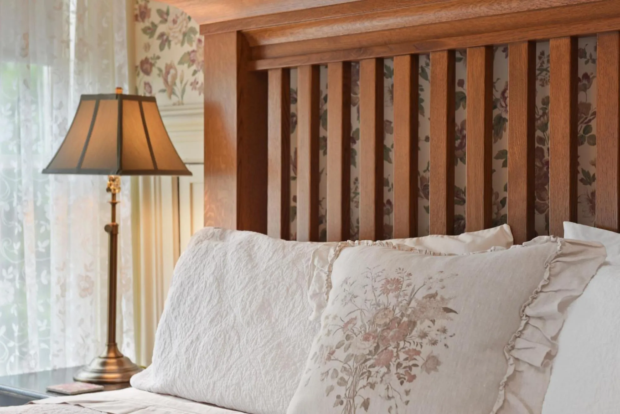 Bed in The Foxglove Inn