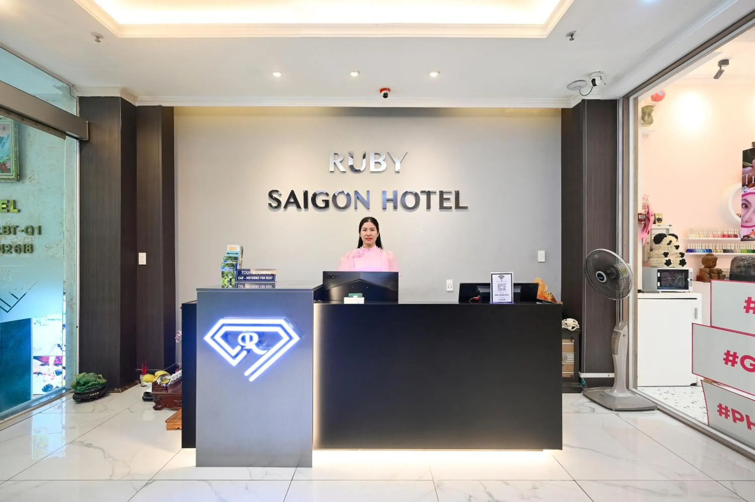 Lobby or reception in Ruby Saigon Hotel - Ben Thanh Lobby or reception in Ruby Saigon Hotel - Ben Thanh
