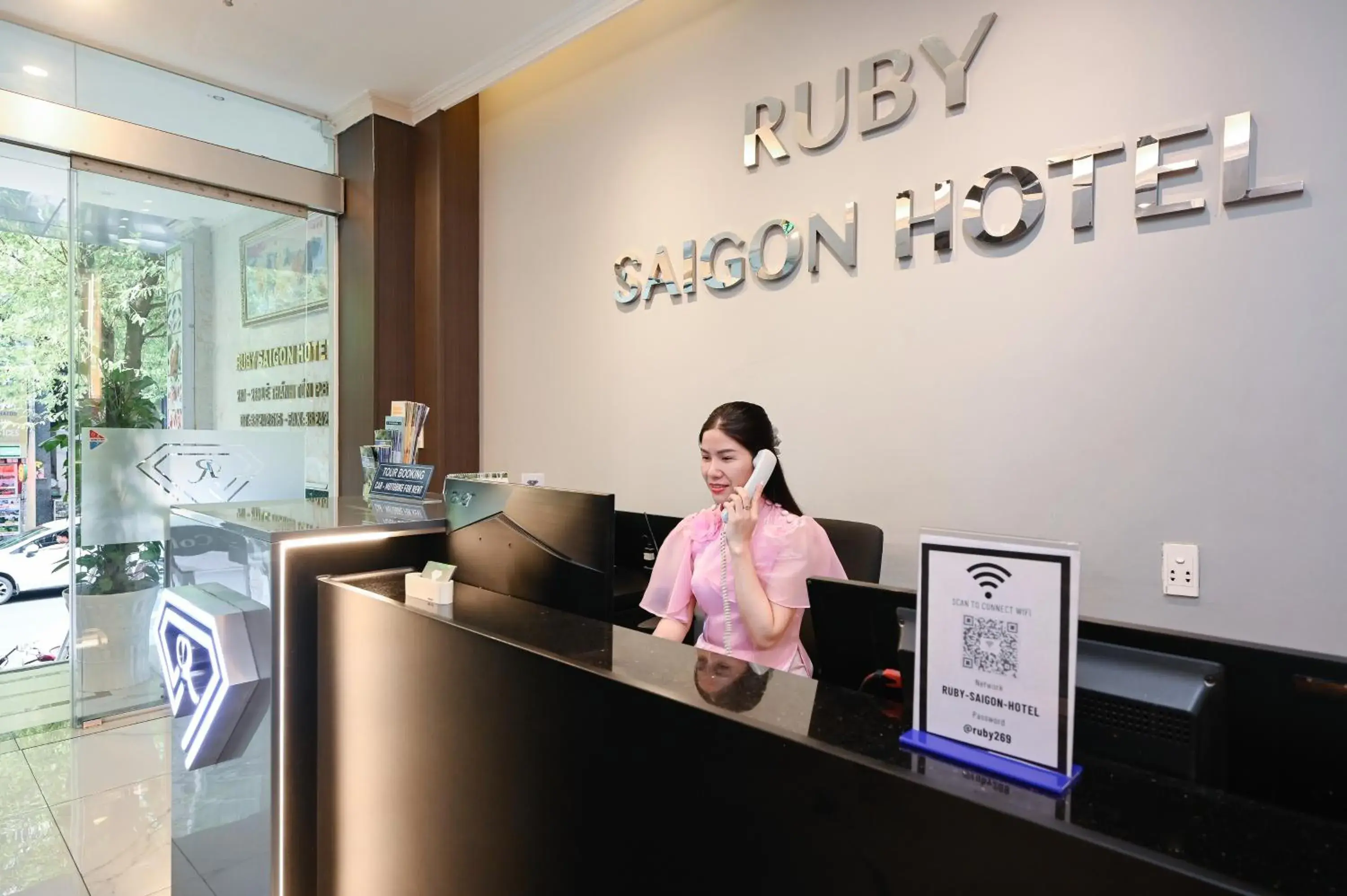 Lobby or reception in Ruby Saigon Hotel - Ben Thanh Lobby or reception in Ruby Saigon Hotel - Ben Thanh