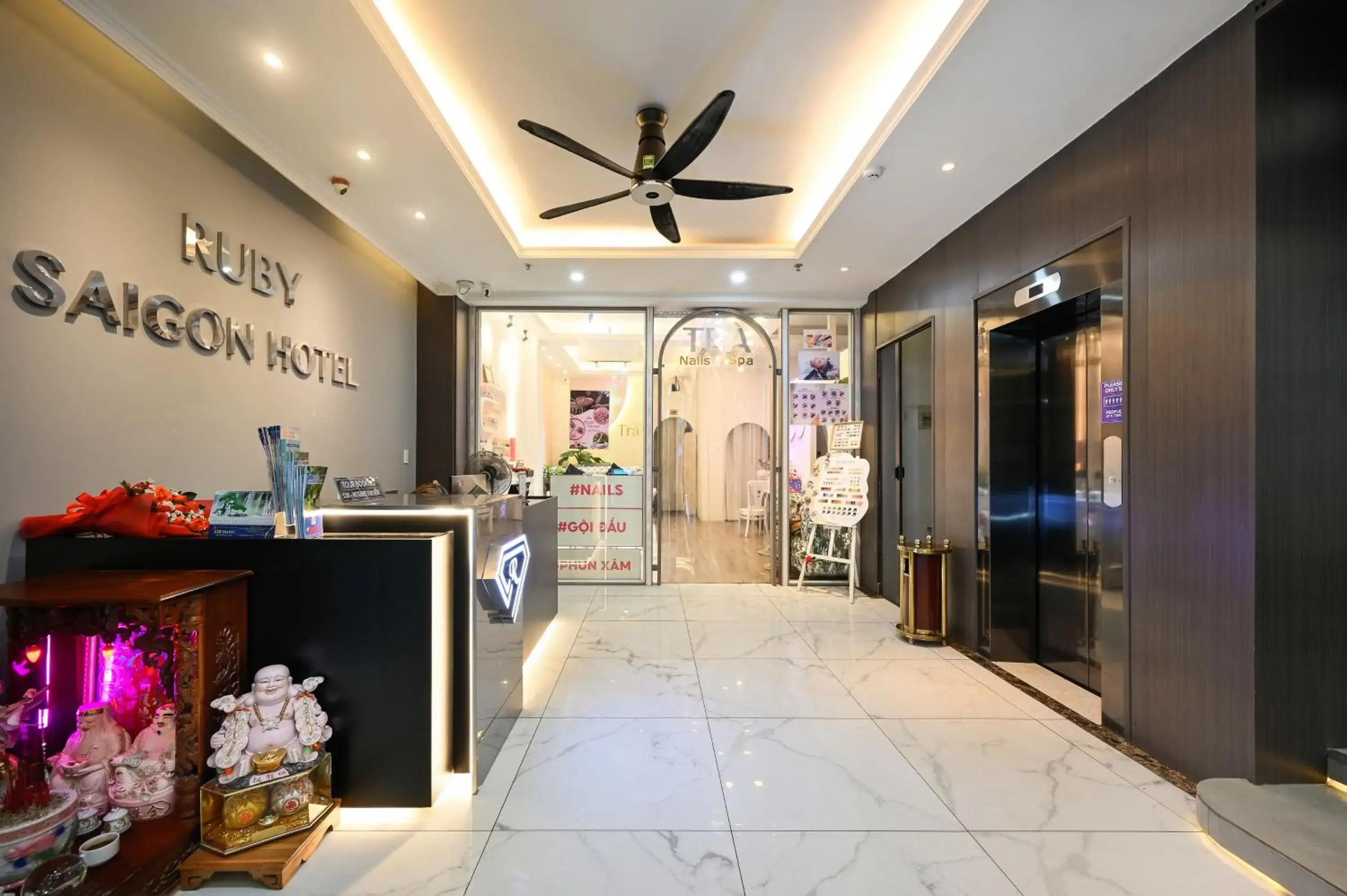 Lobby or reception in Ruby Saigon Hotel - Ben Thanh Lobby or reception in Ruby Saigon Hotel - Ben Thanh