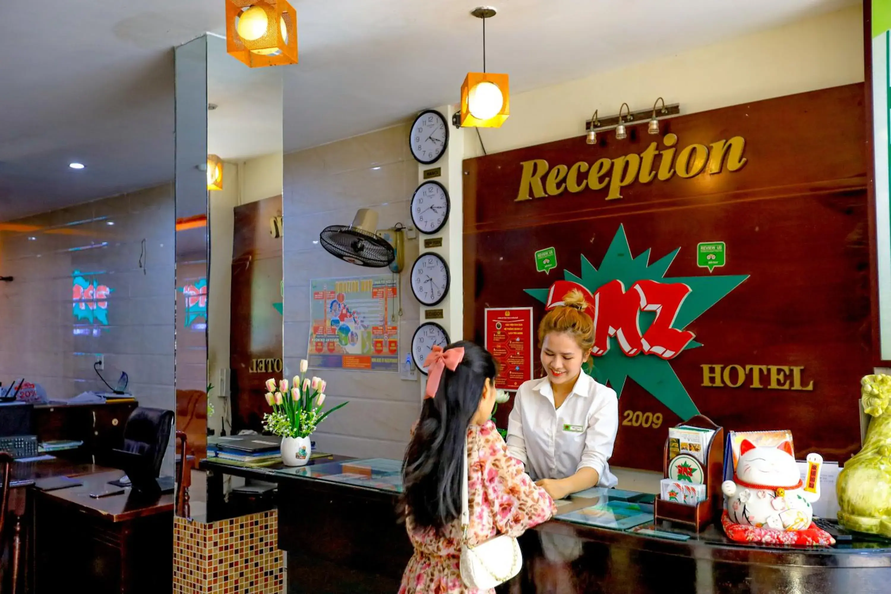 Lobby or reception in DMZ Hotel Lobby or reception in DMZ Hotel