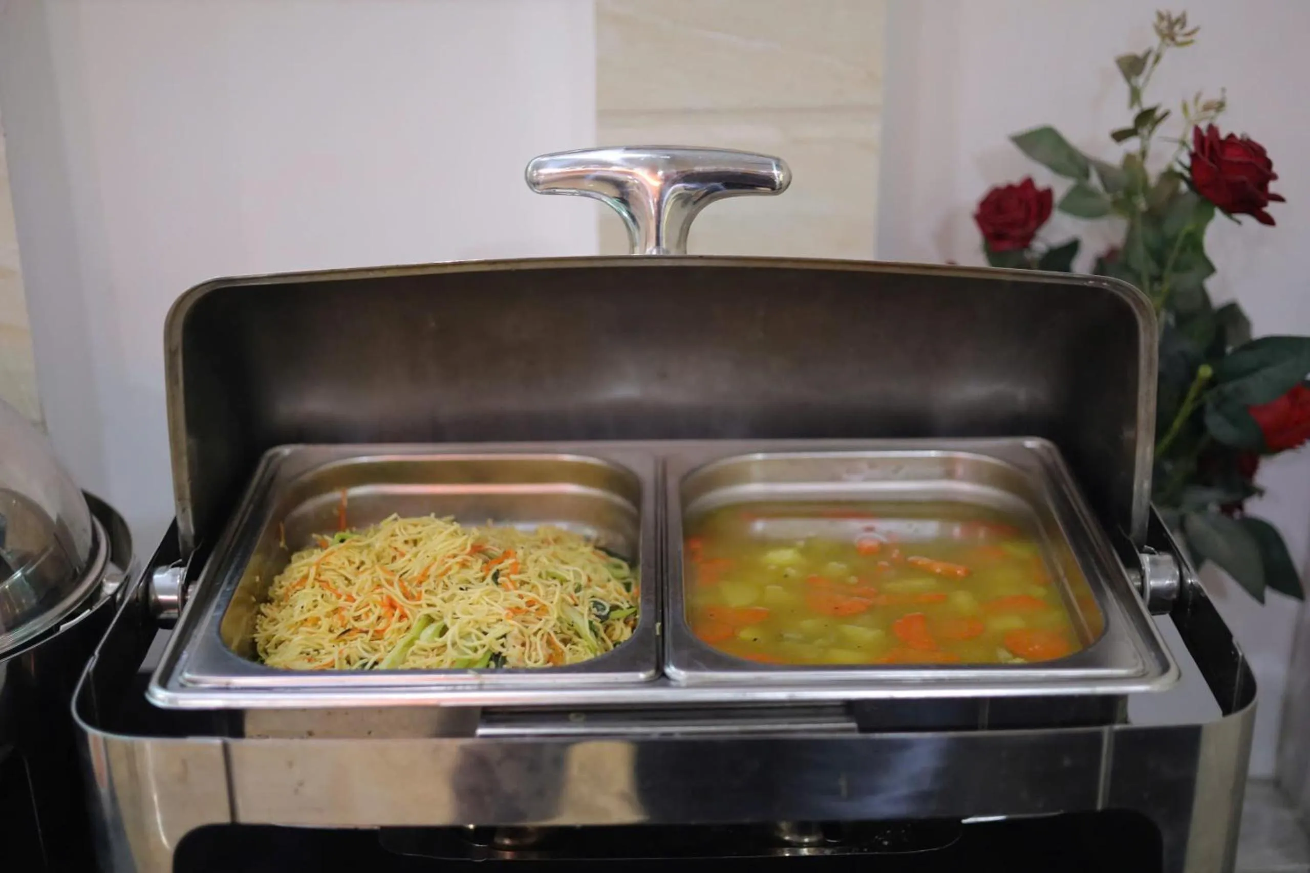 Kitchen or kitchenette in DMZ Hotel