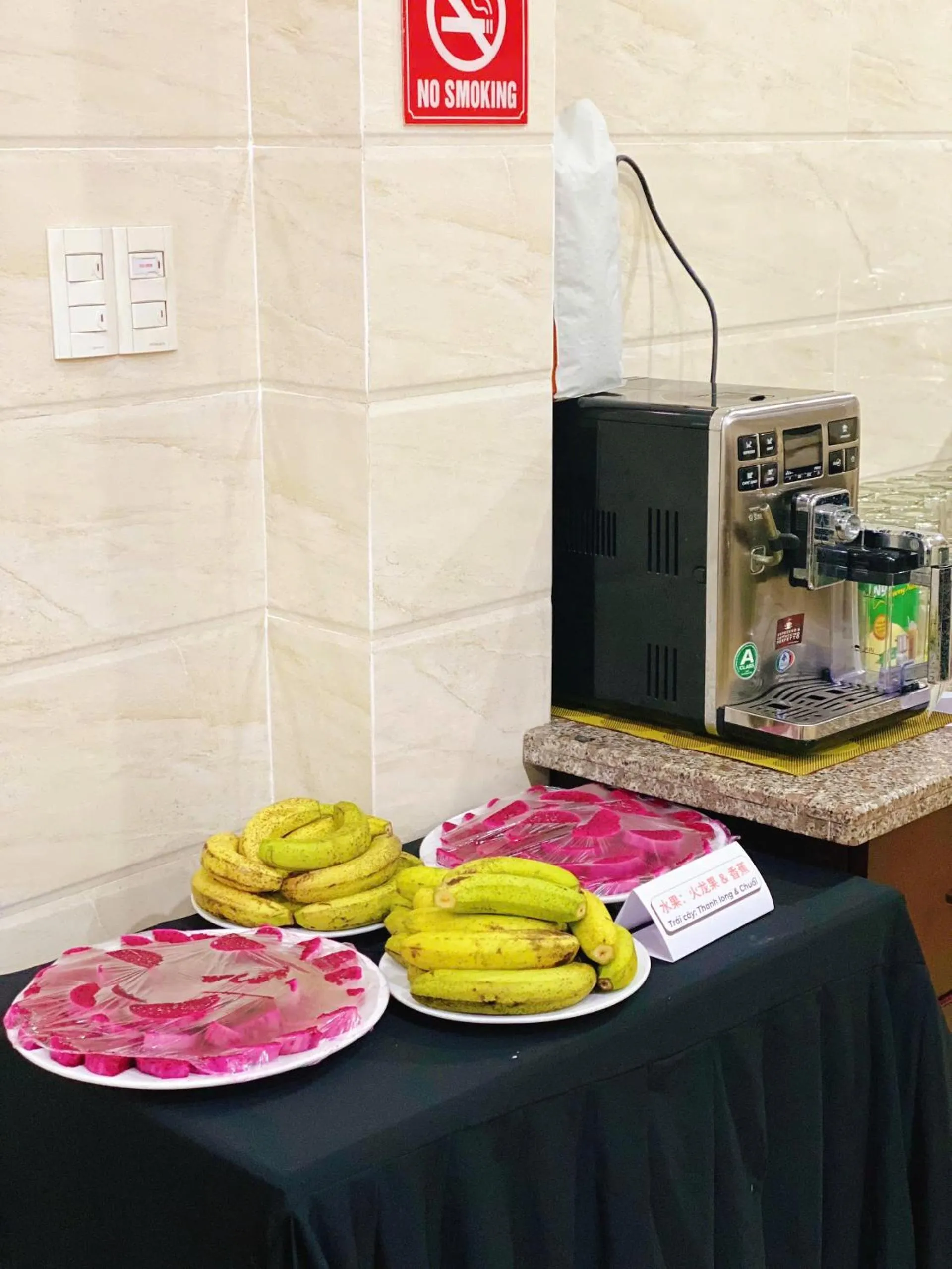 Food and drinks in DMZ Hotel