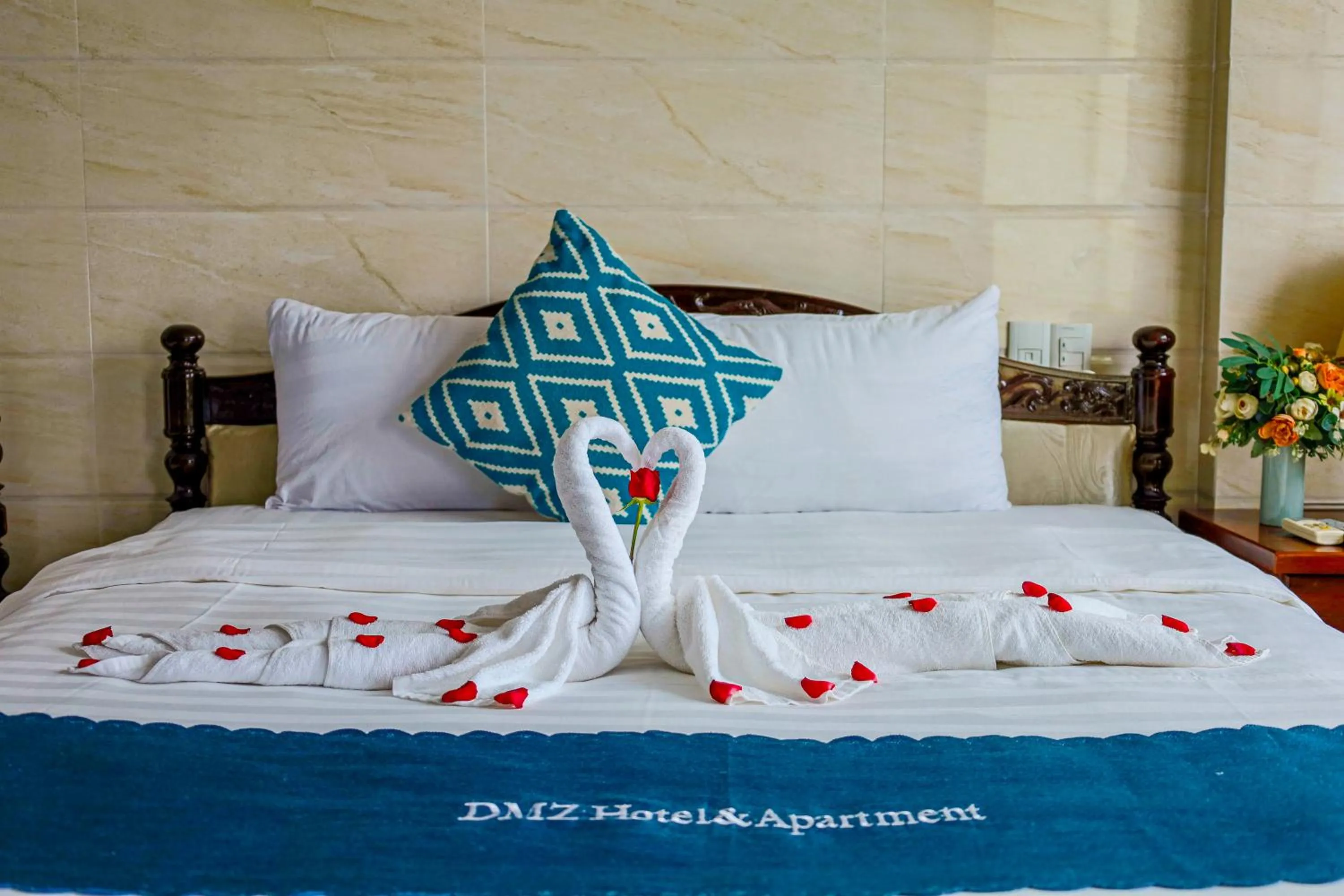 Bedroom, Bed in DMZ Hotel