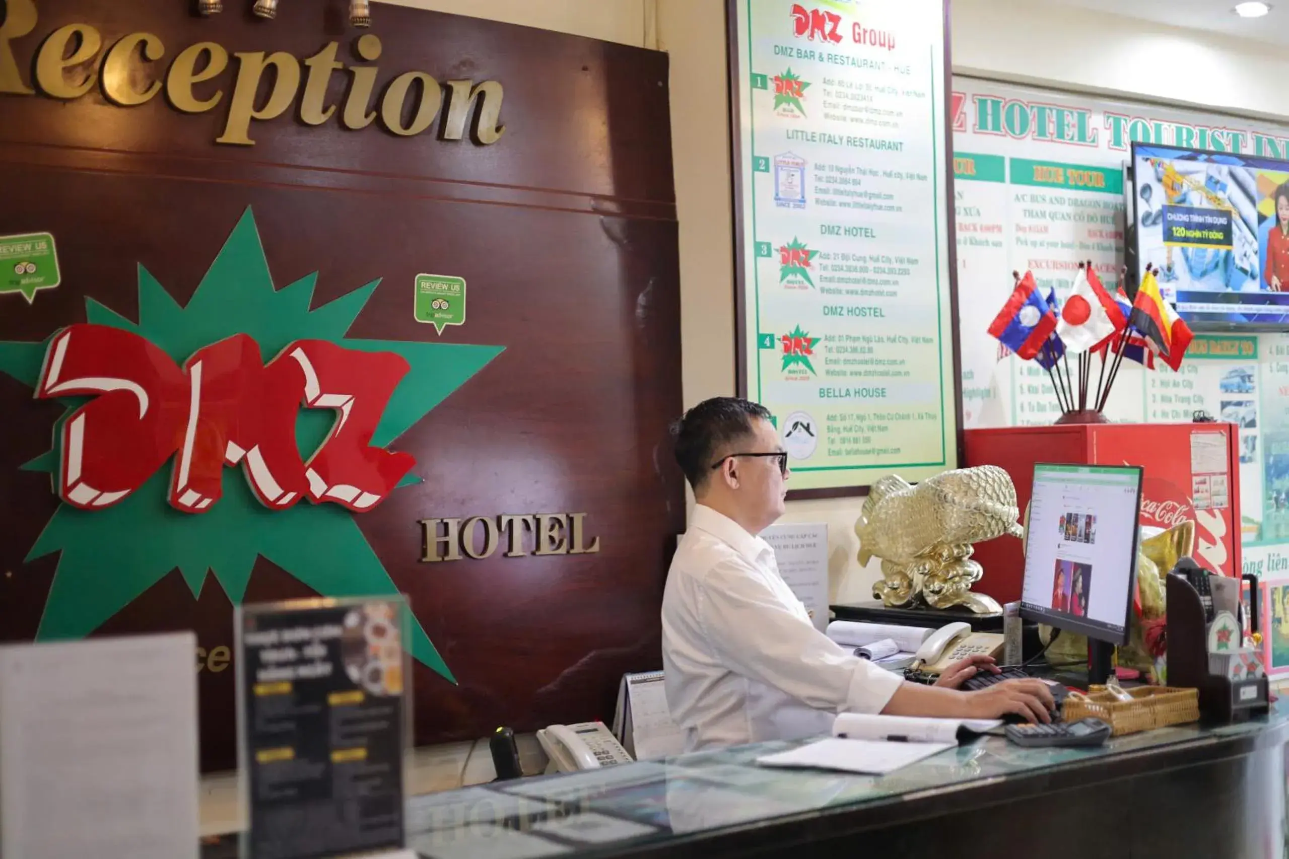 Lobby or reception in DMZ Hotel Lobby or reception in DMZ Hotel