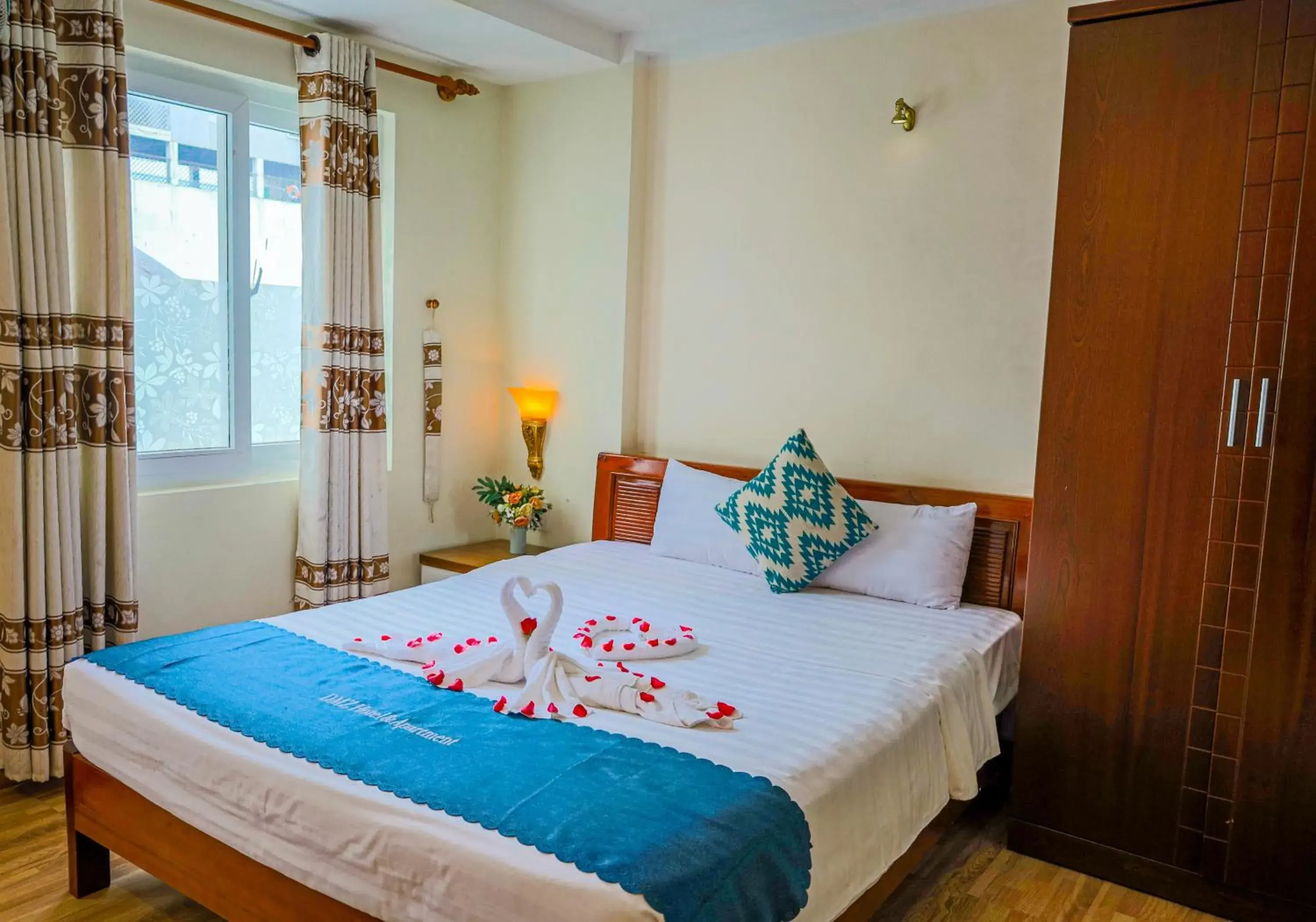 Bed in DMZ Hotel ,Central Hue ,Near Perfume River Bed in DMZ Hotel ,Central Hue ,Near Perfume River