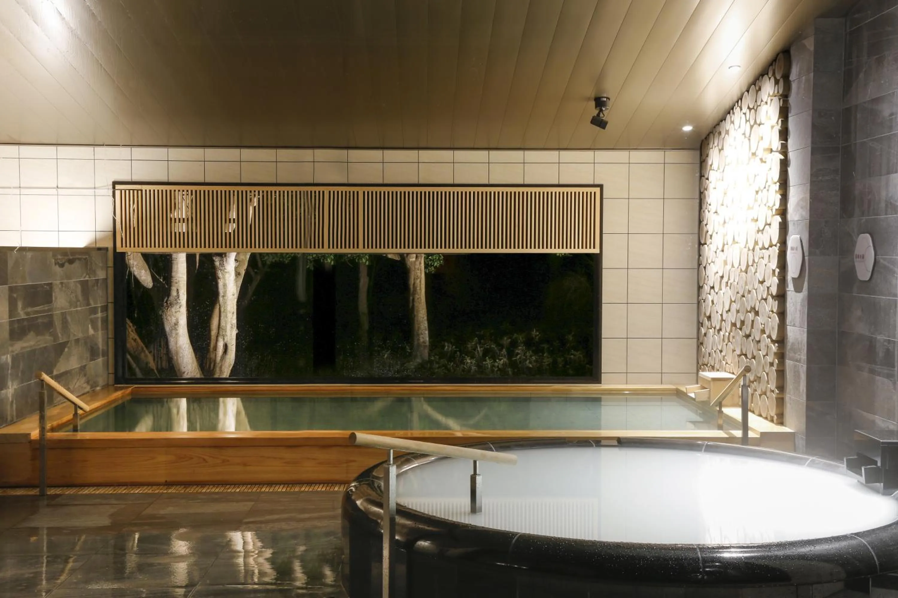 Hot Spring Bath in Nemu Resort Hotel Nemu