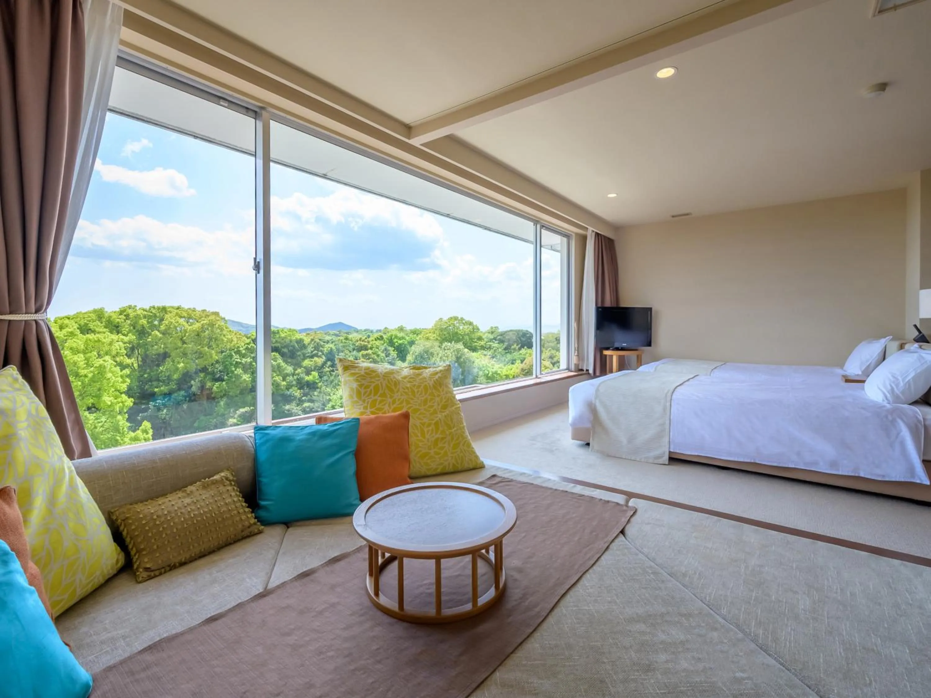 Bed in Nemu Resort Hotel Nemu