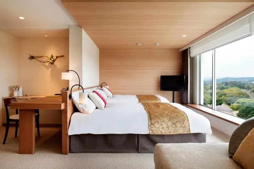 Bed in Nemu Resort Hotel Nemu Bed in Nemu Resort Hotel Nemu