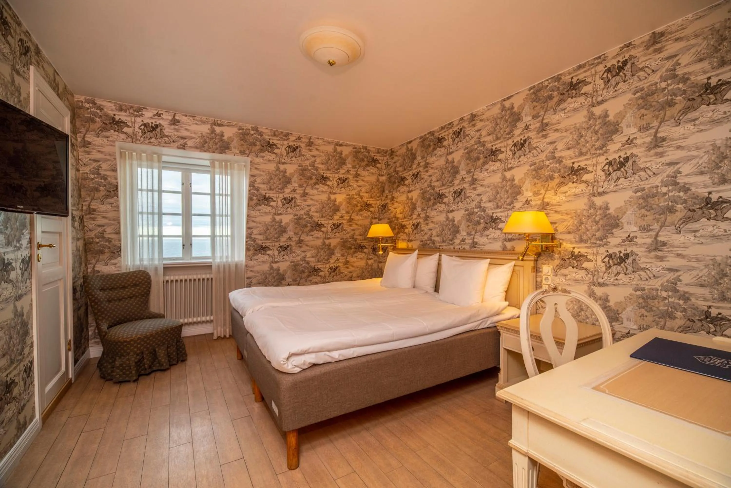 Bed in Hotel Rusthållargården