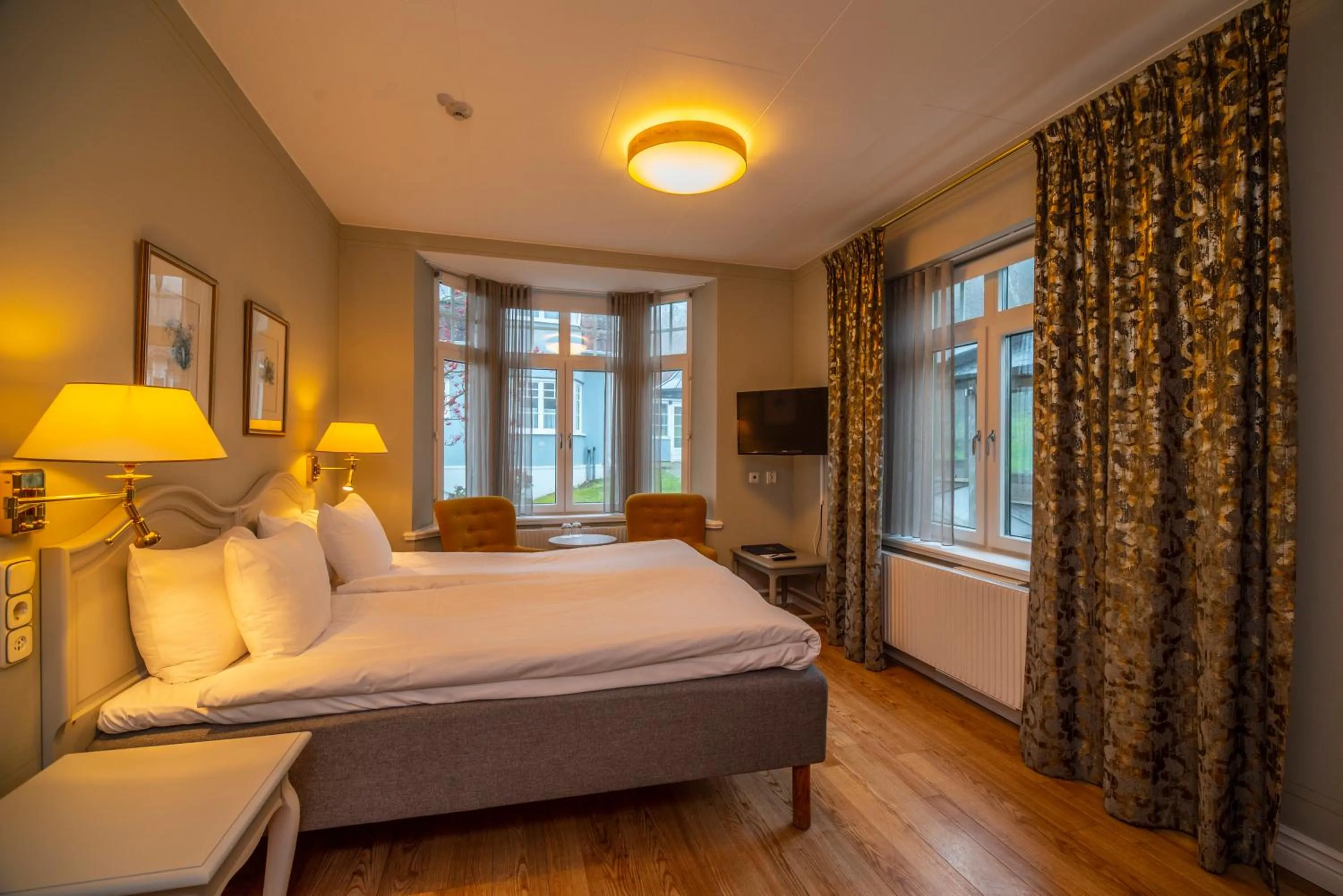 Bed in Hotel Rusthållargården