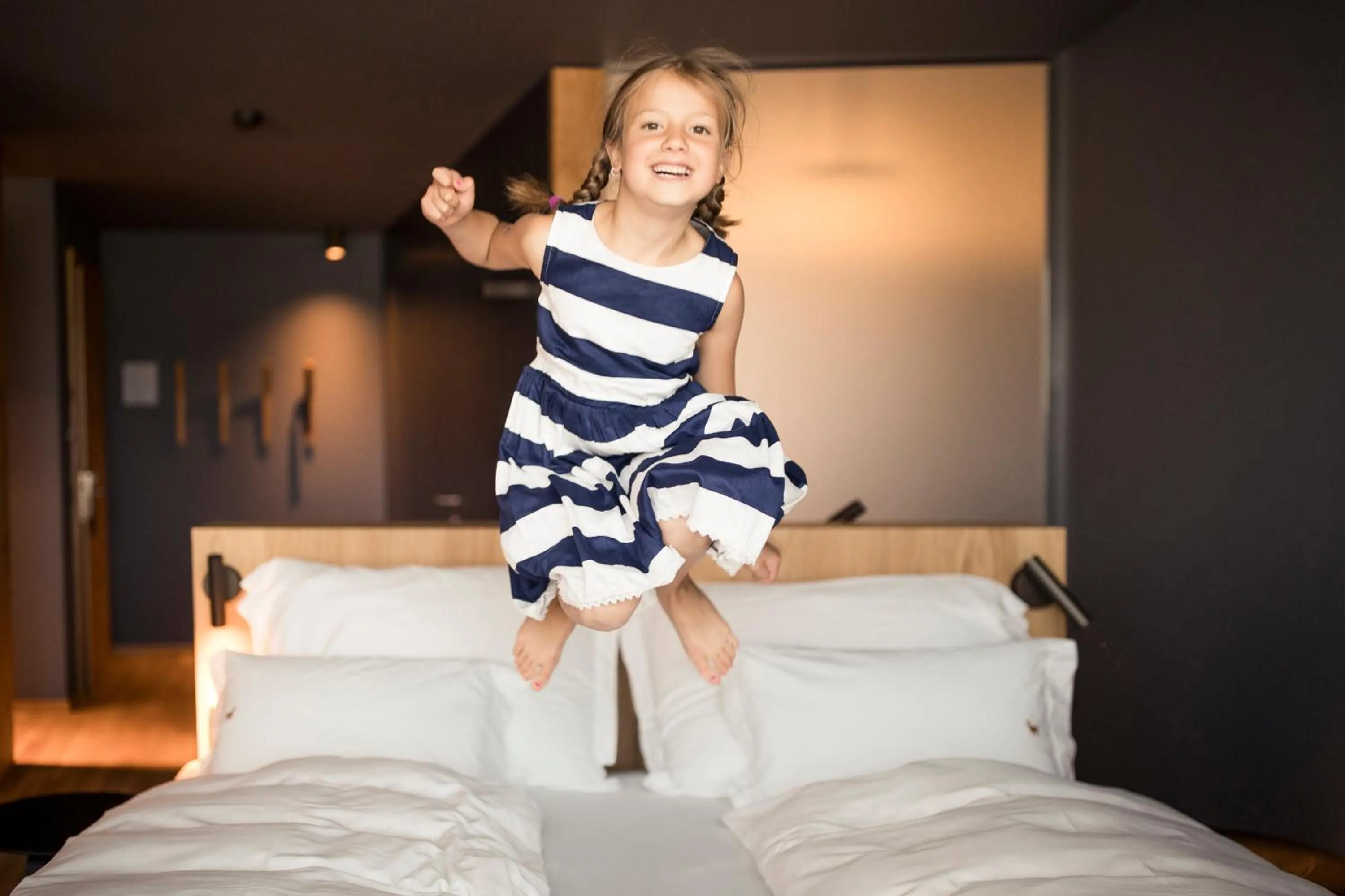 Bedroom, Bed in Hotel Lamm