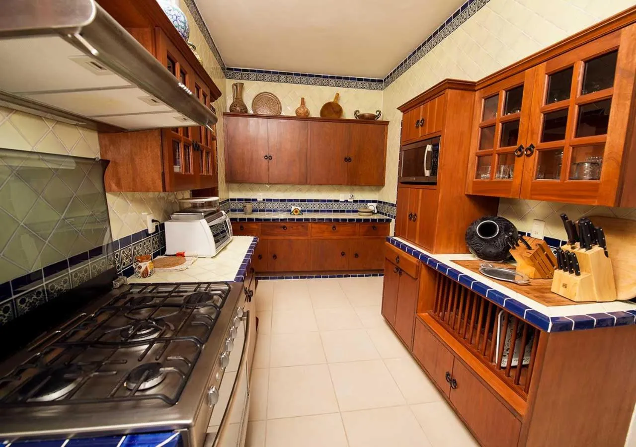 Kitchen or kitchenette in Casa Estrella de la Valenciana Hotel Boutique