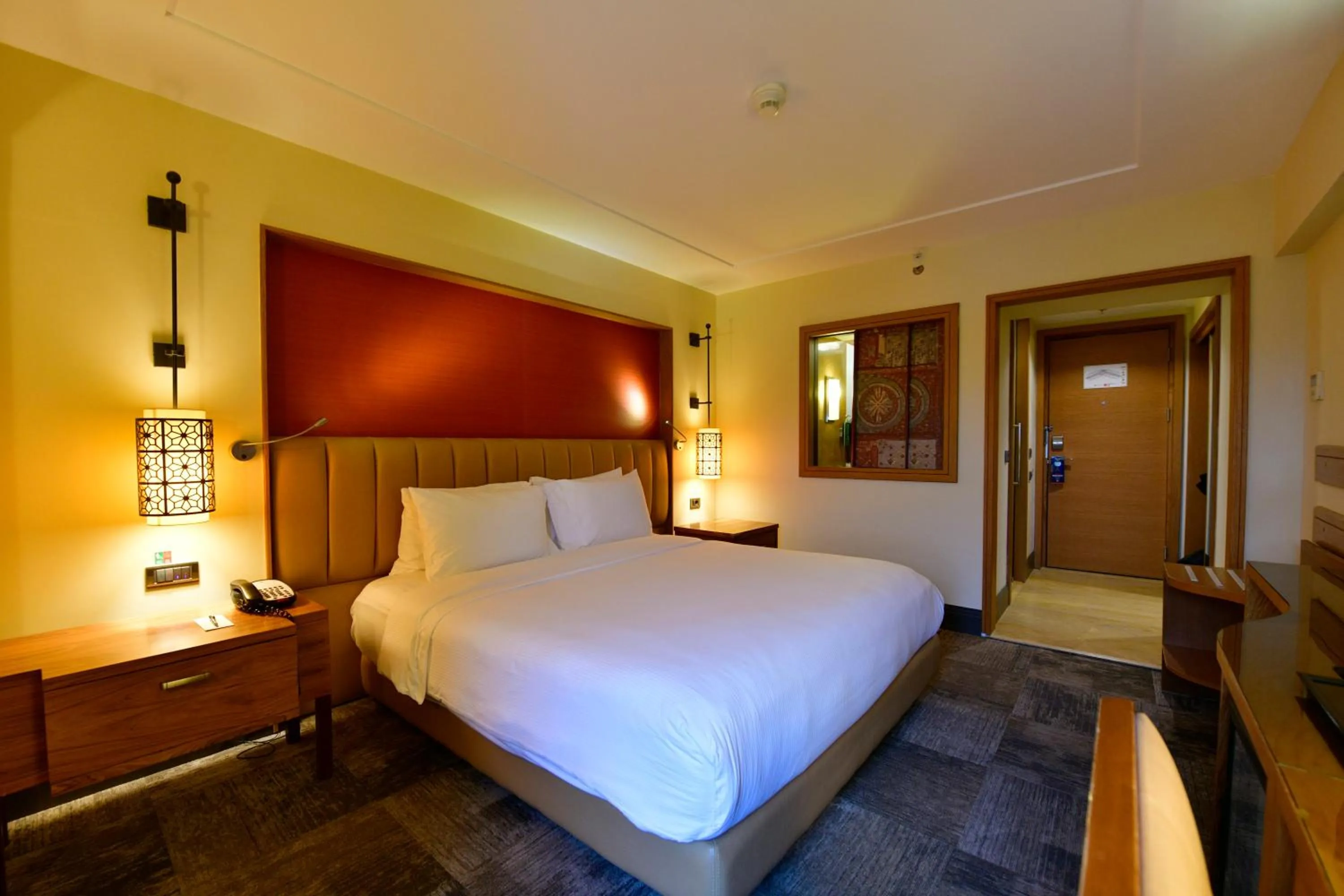 Bed in DoubleTree By Hilton Avanos Cappadocia