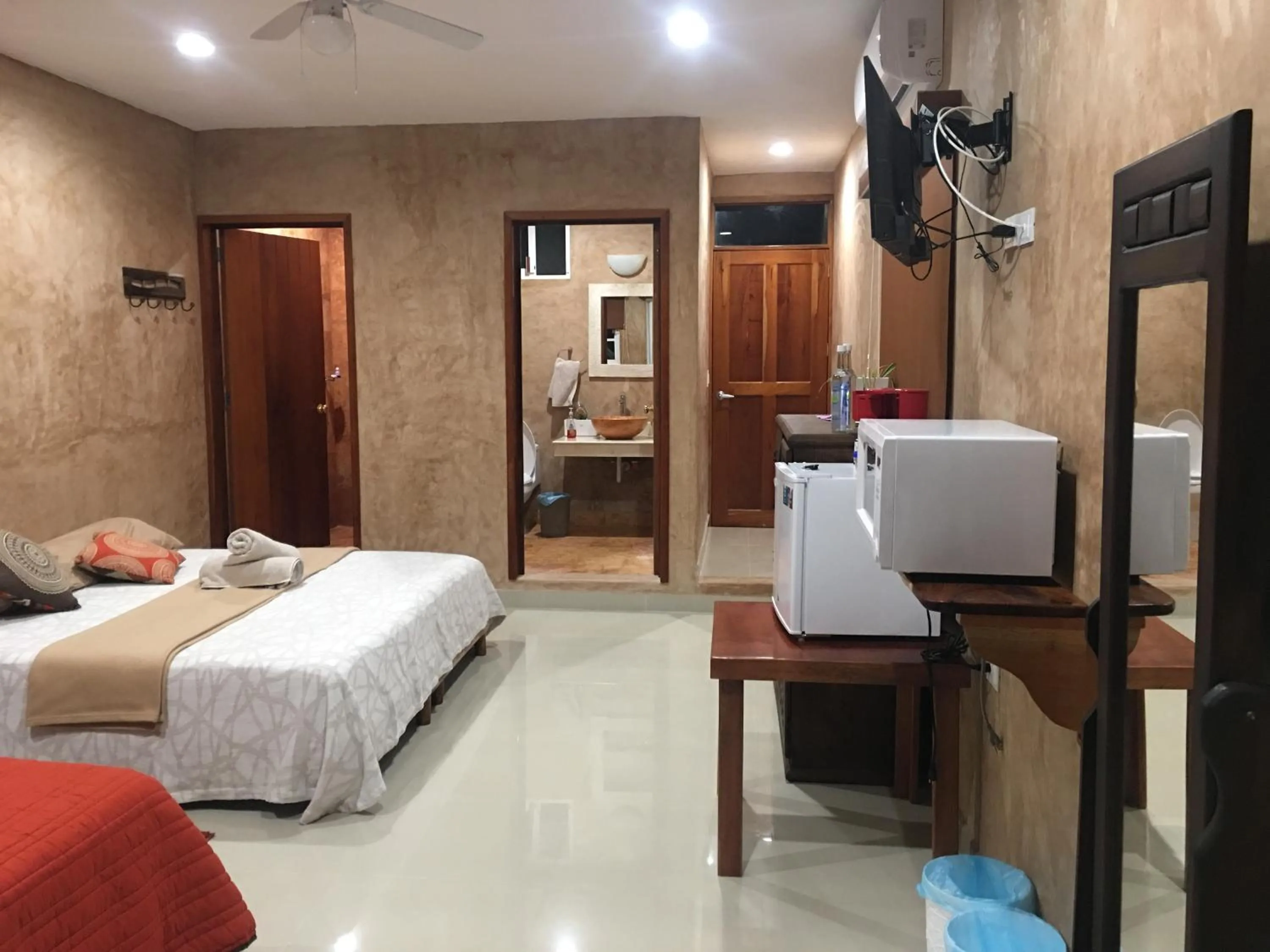 Bed in posada Don Antonio