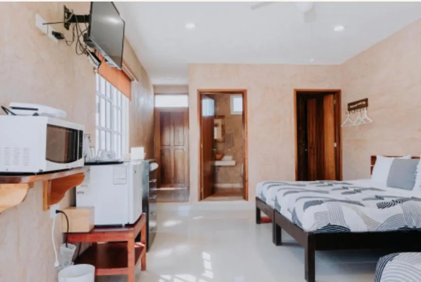 Bed in posada Don Antonio