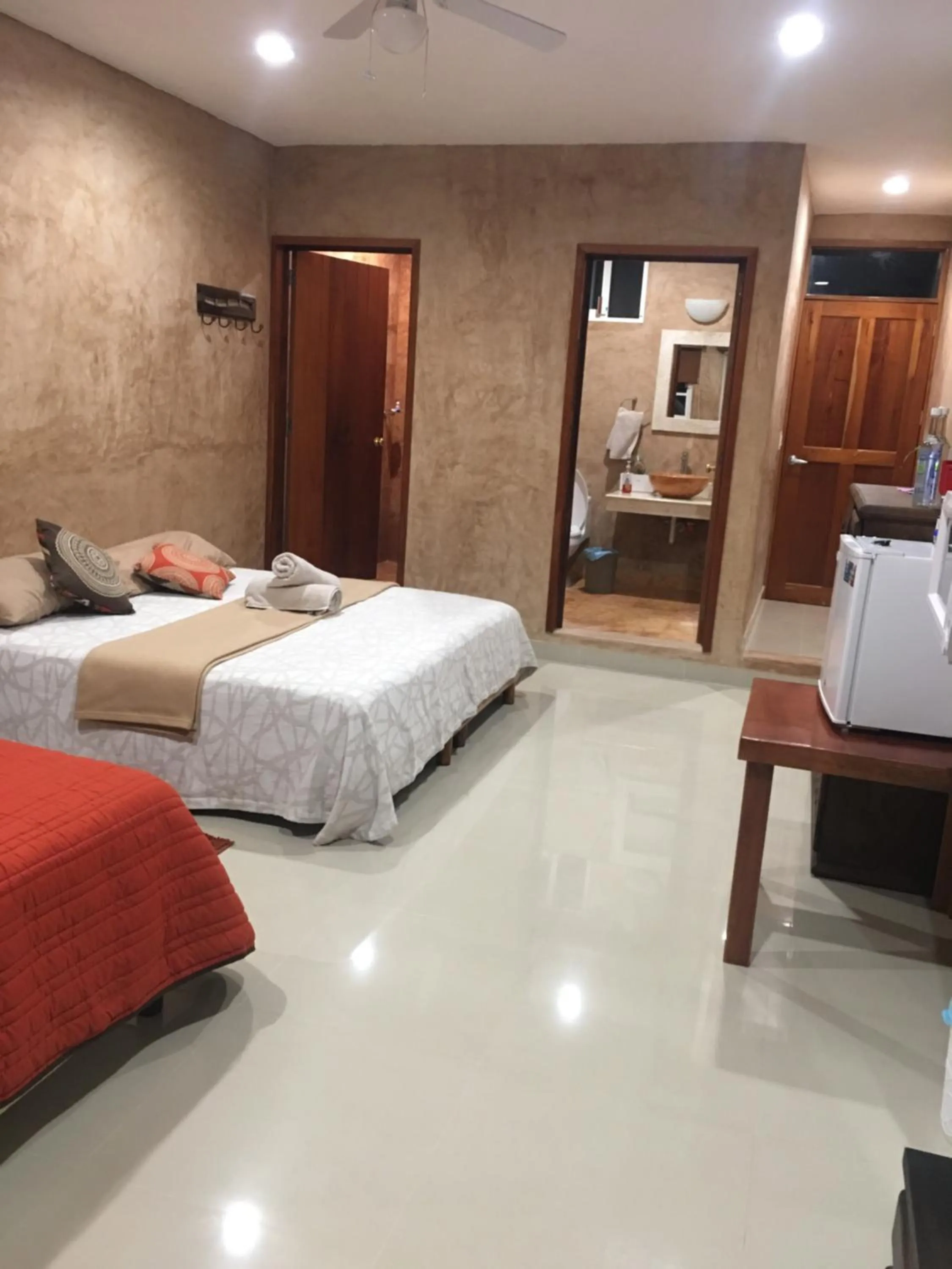 Bed in posada Don Antonio