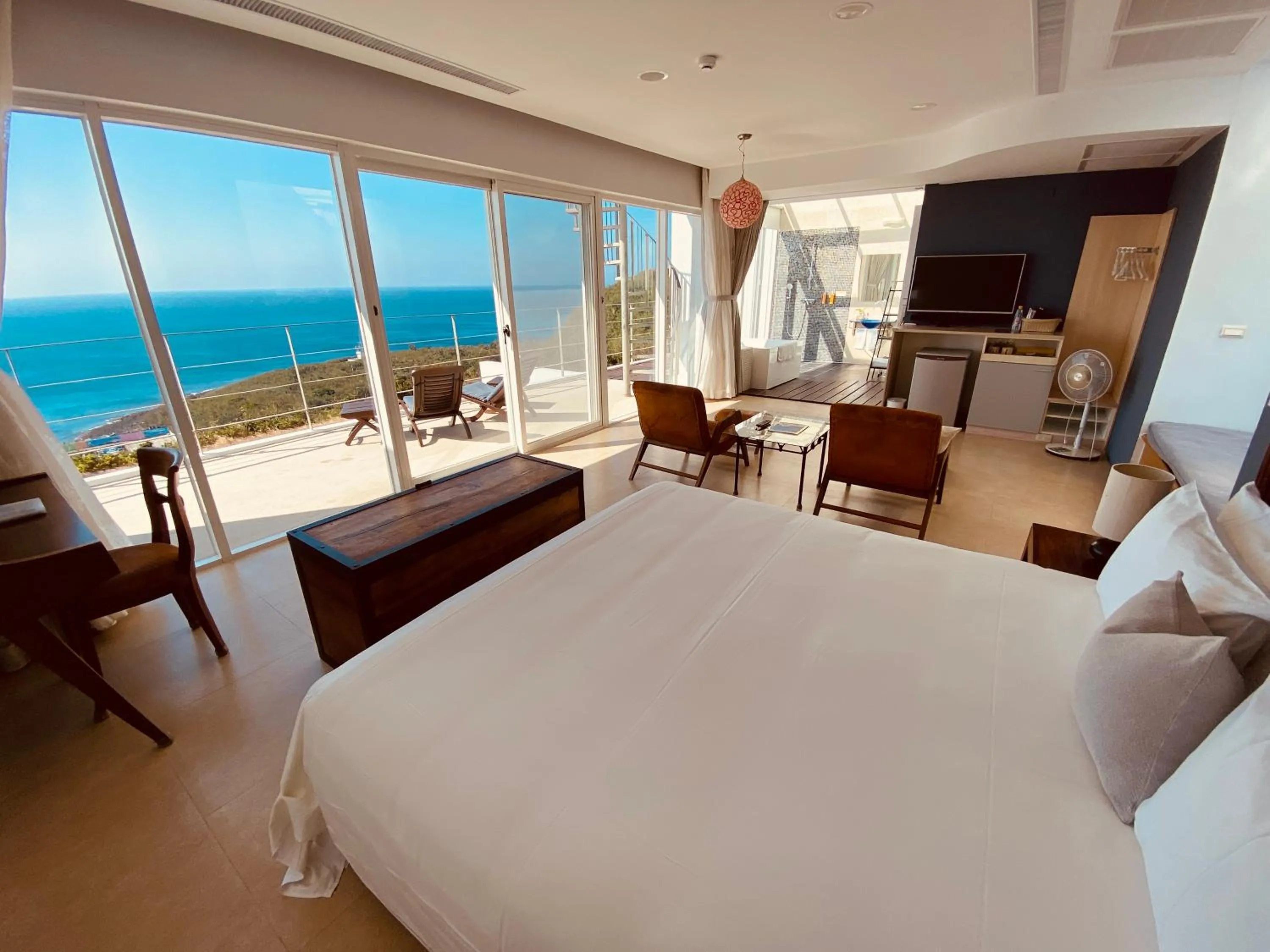 Bed in Kenting Ocean Paradise Resort