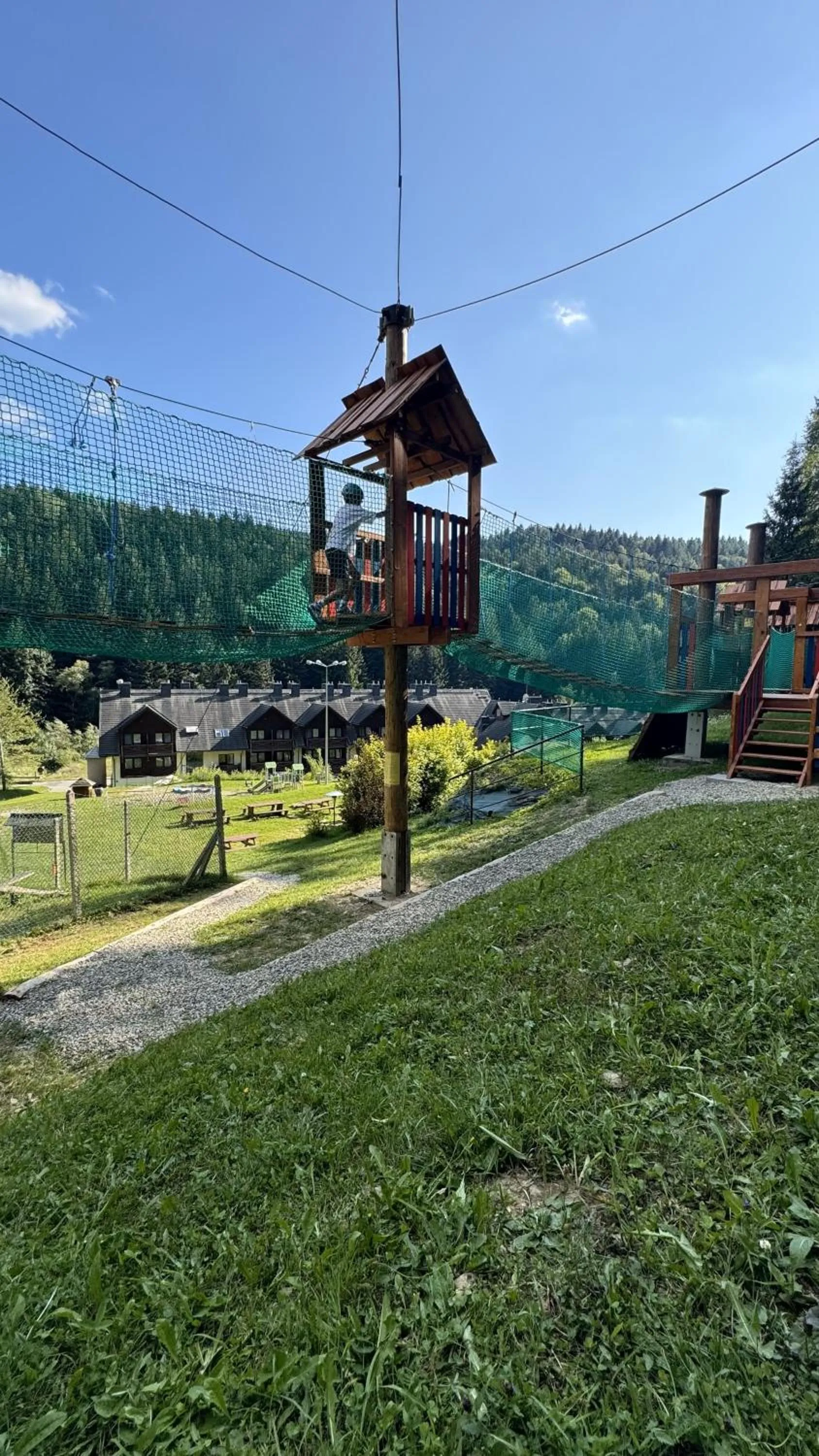 Children play ground in Wierchomla Ski & Spa Resort