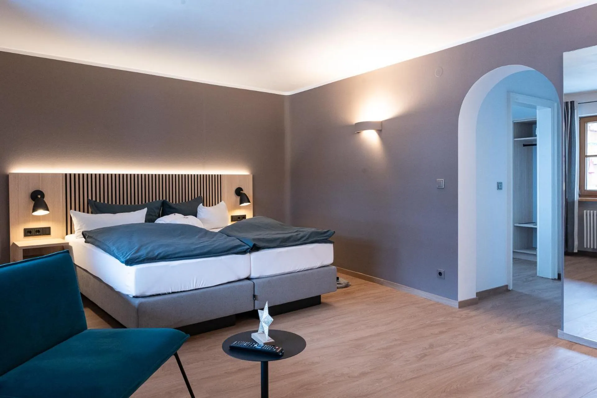 Bed in Nebelhorn Relaxhotel