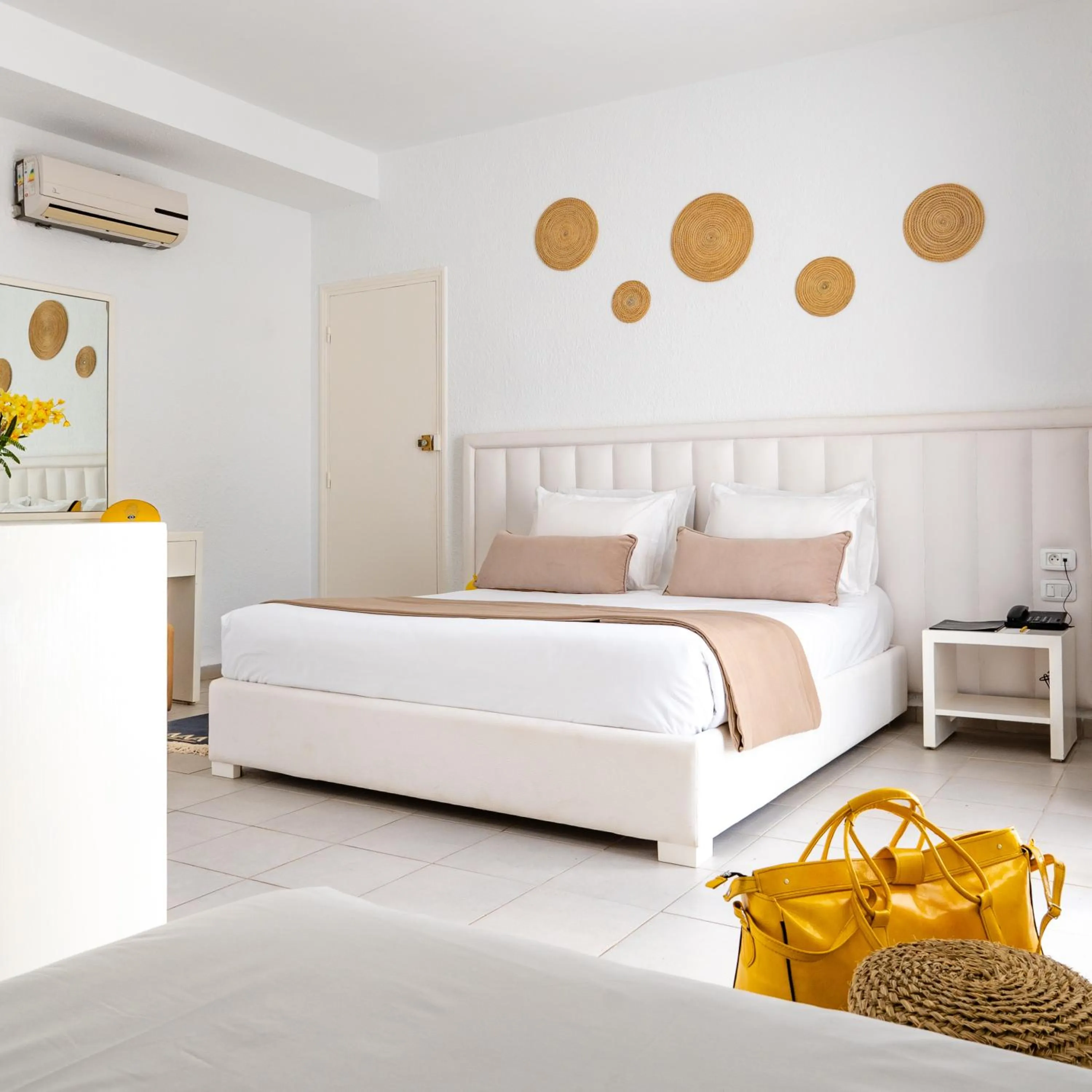 Bedroom, Bed in Golden Tulip Président Hammamet