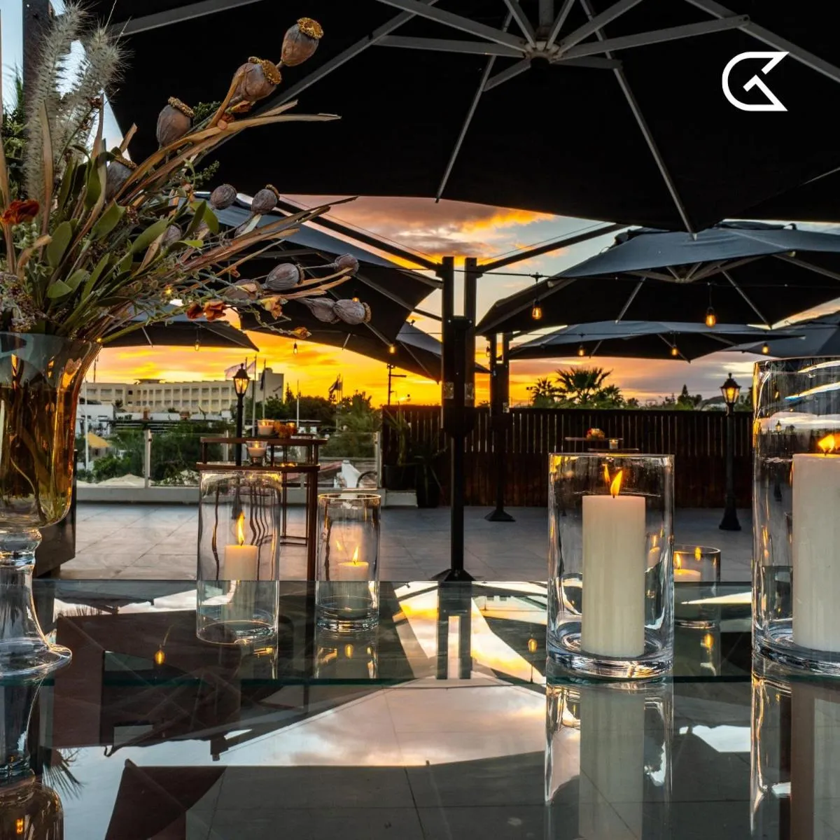 Patio in Golden Tulip Président Hammamet