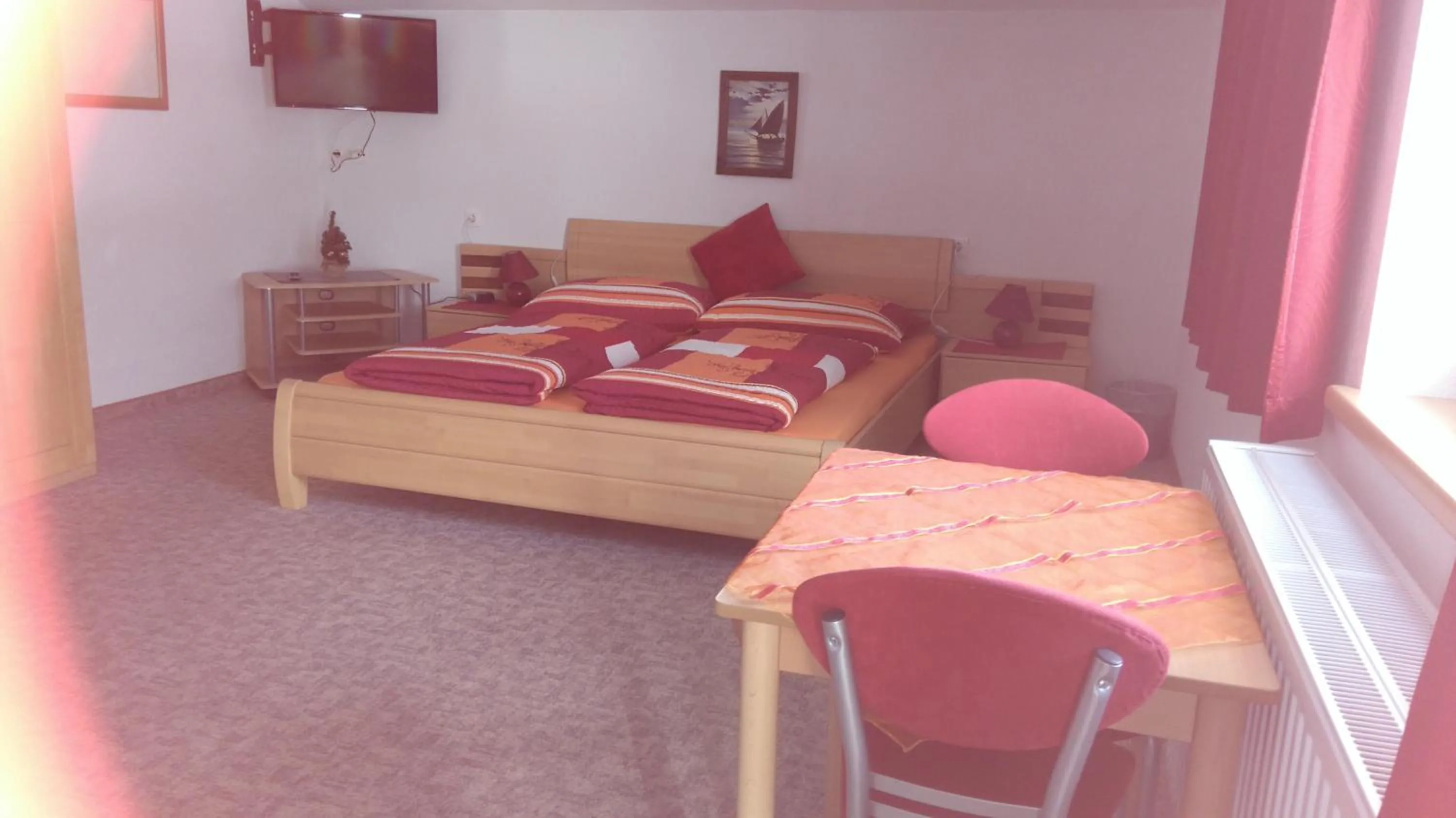 Bed in Ferienwohnungen Egger