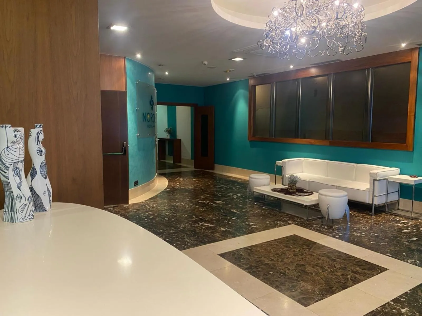 Lobby or reception in Hotel Nordés