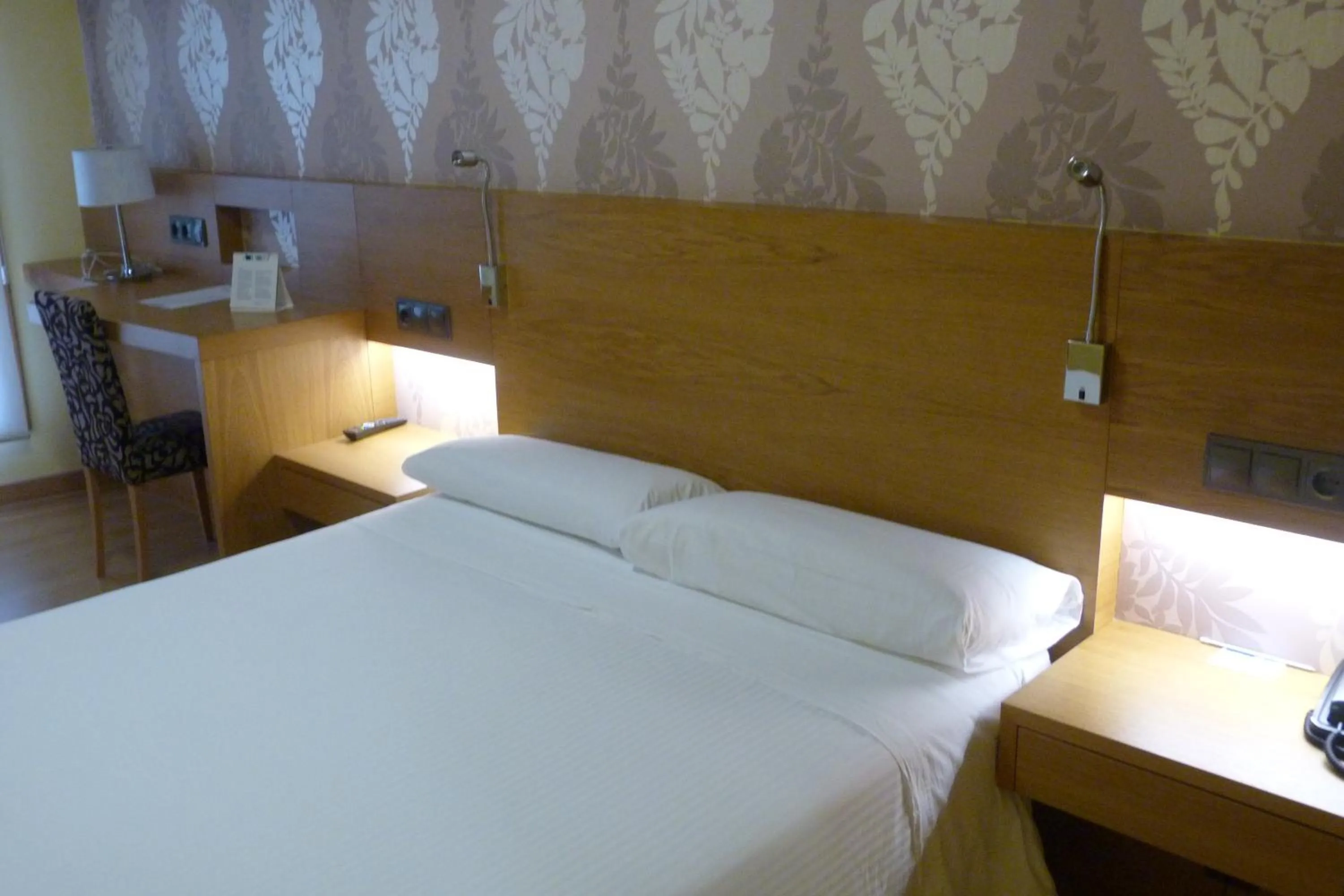 Bed in Hotel Nordés