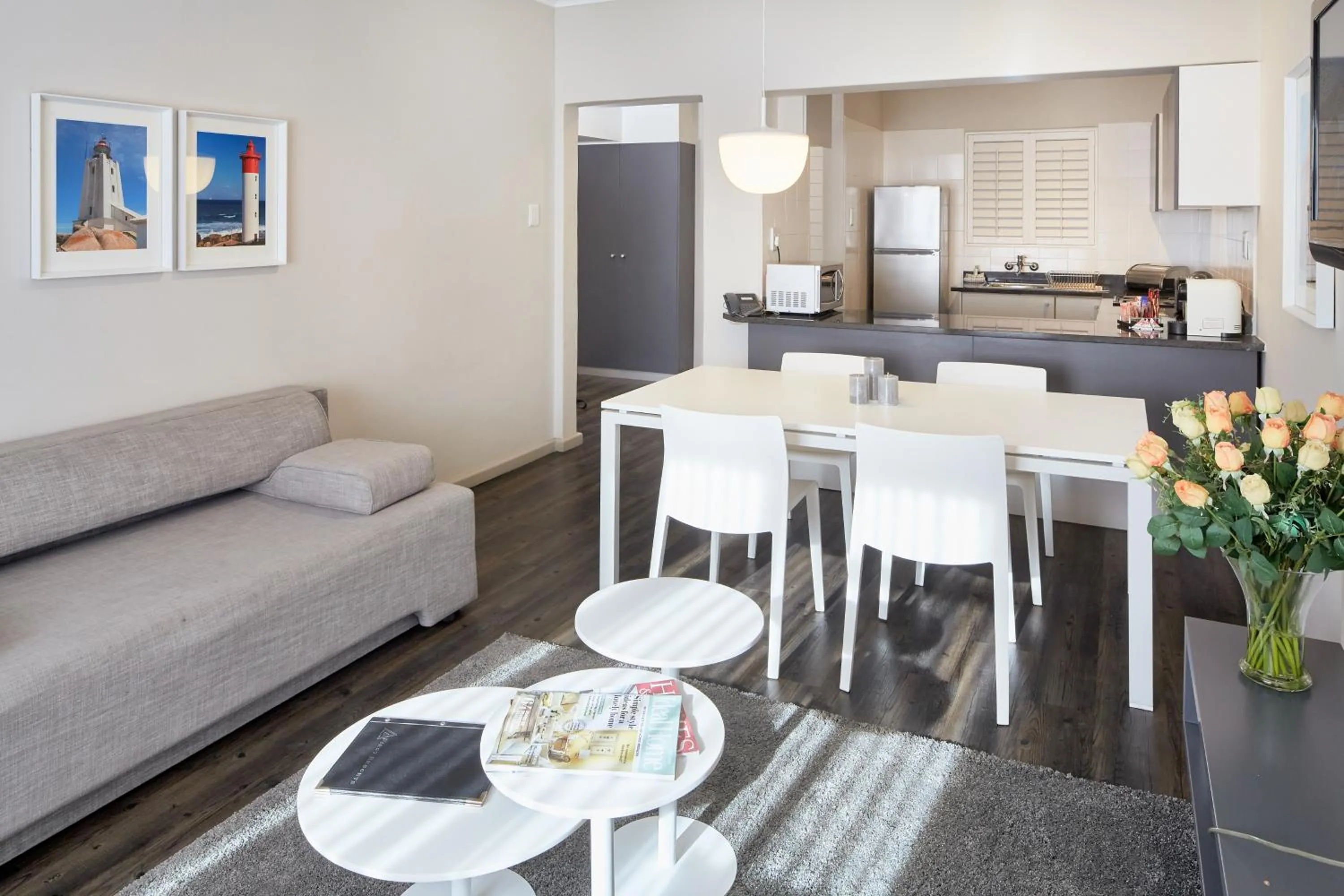 Kitchen or kitchenette in First Group Riviera Suites