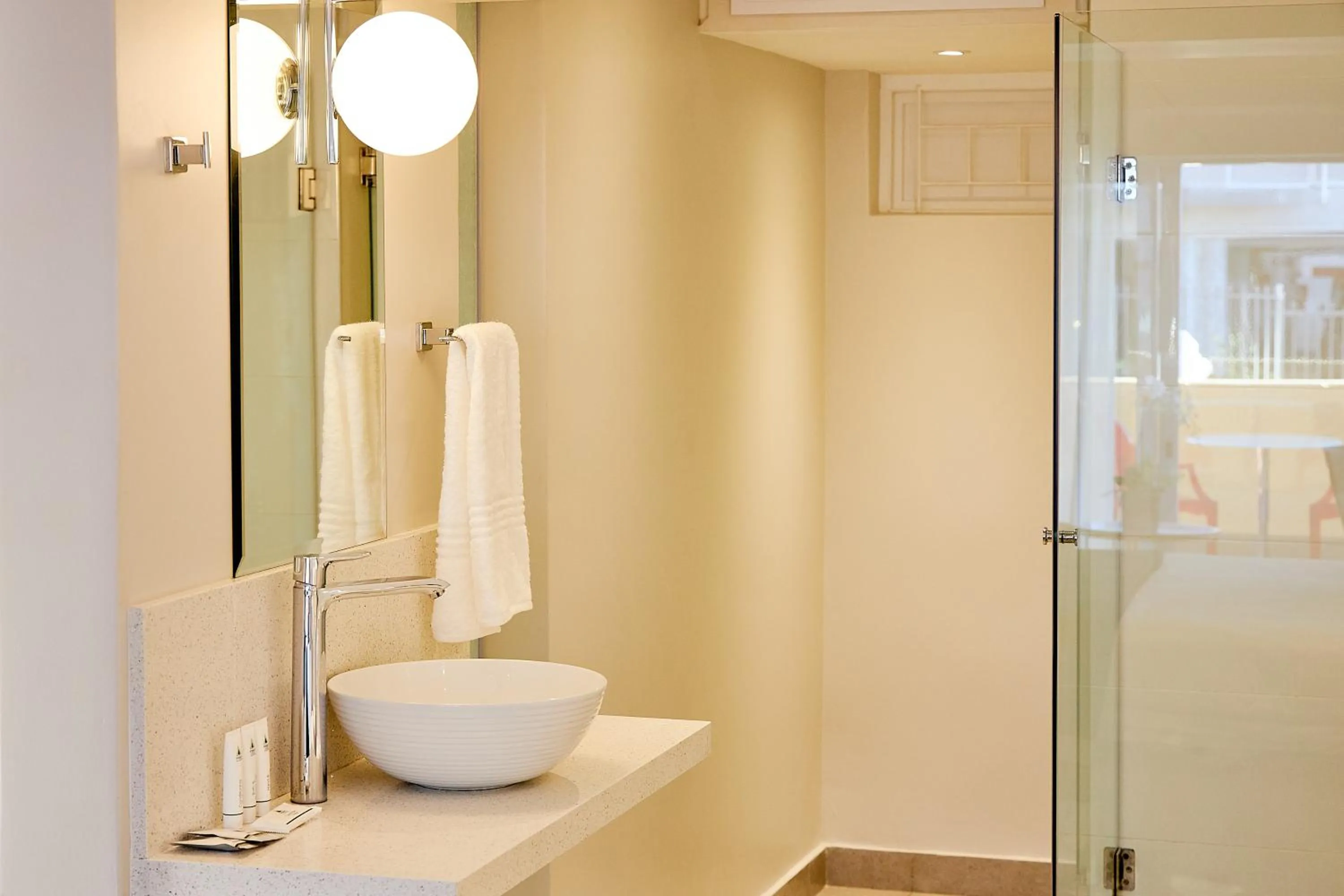 Shower in First Group Riviera Suites