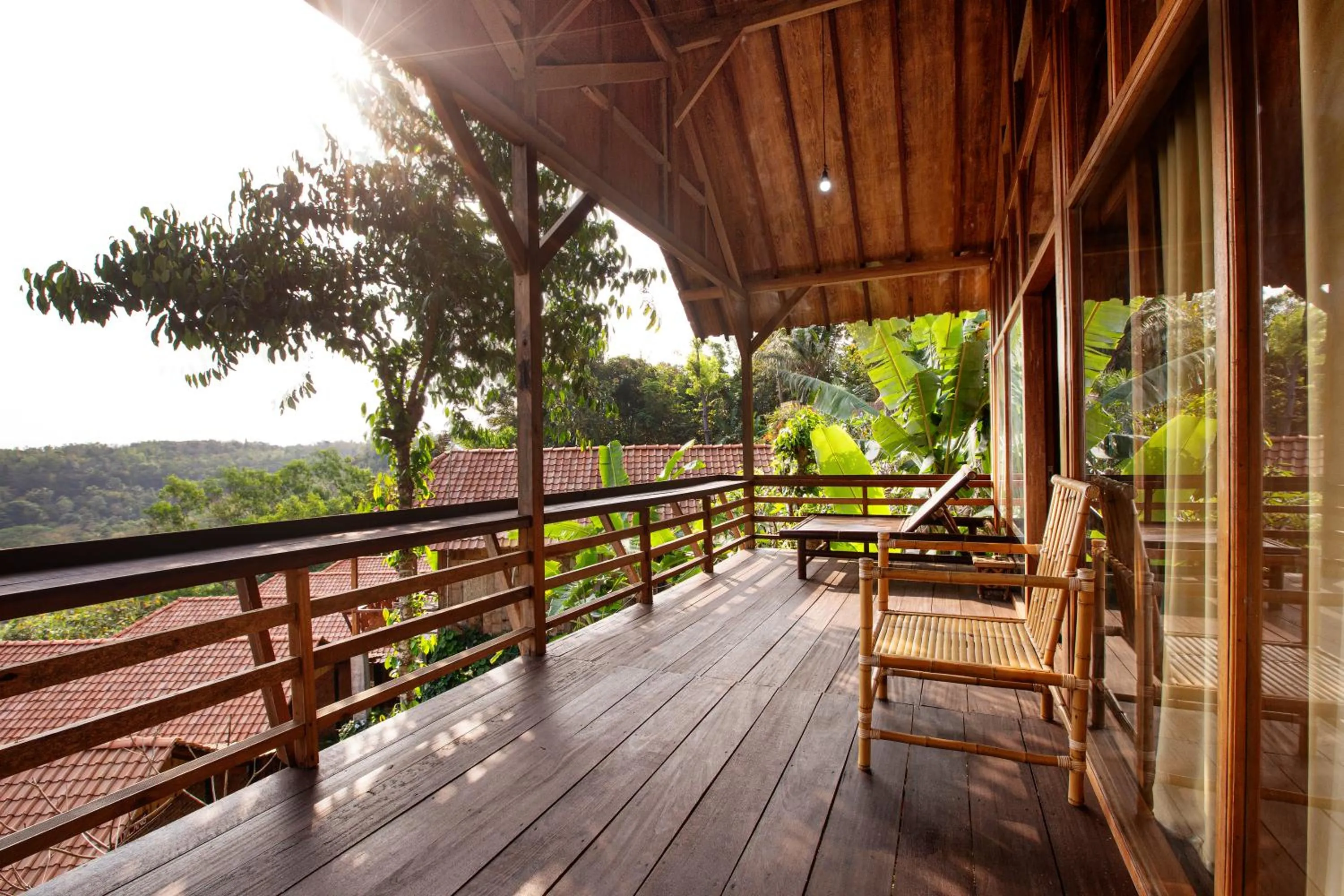 Patio in Rajaklana Resort and Spa