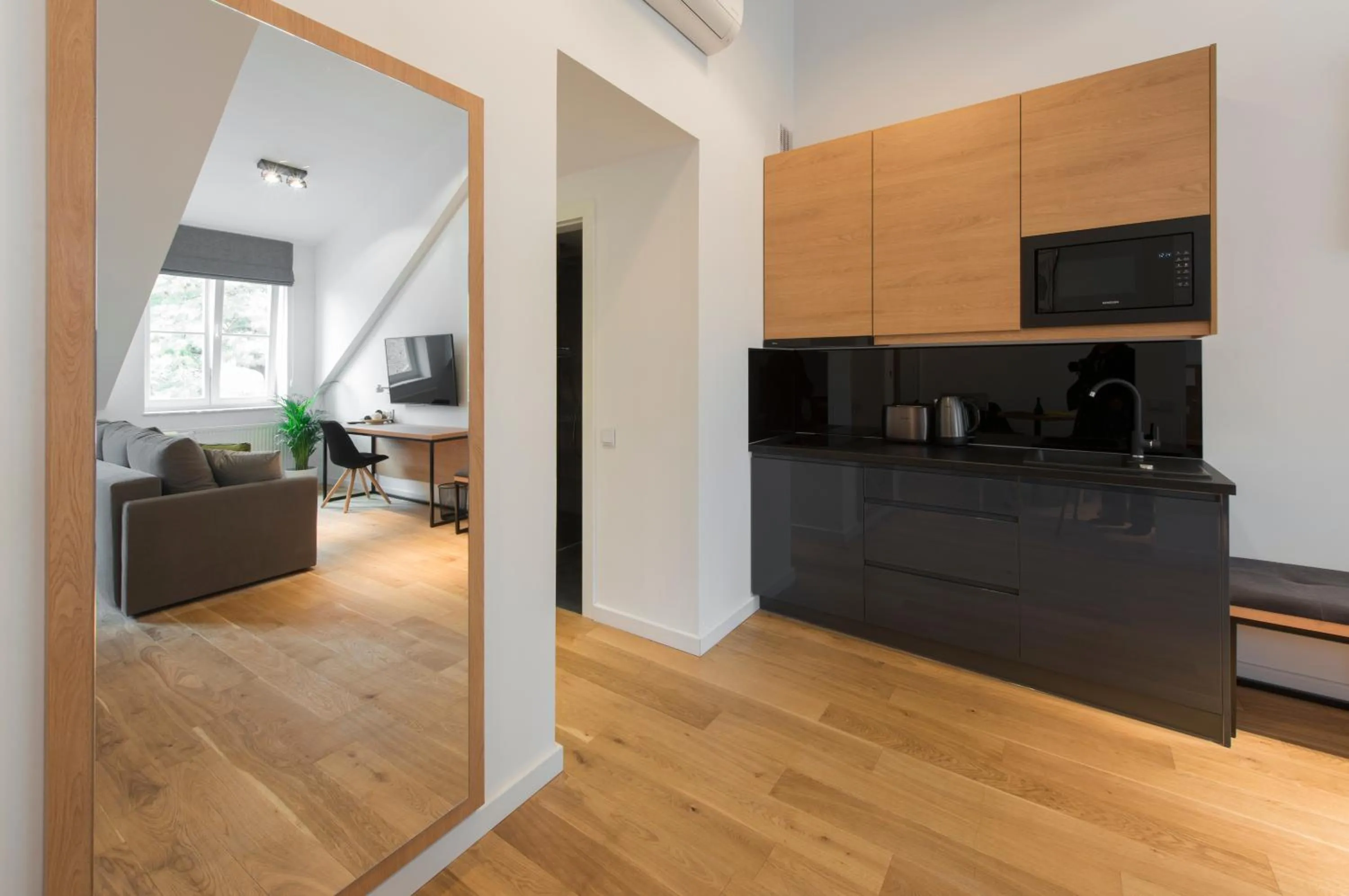 Kitchen or kitchenette in Aparthotel BC 29 Residence