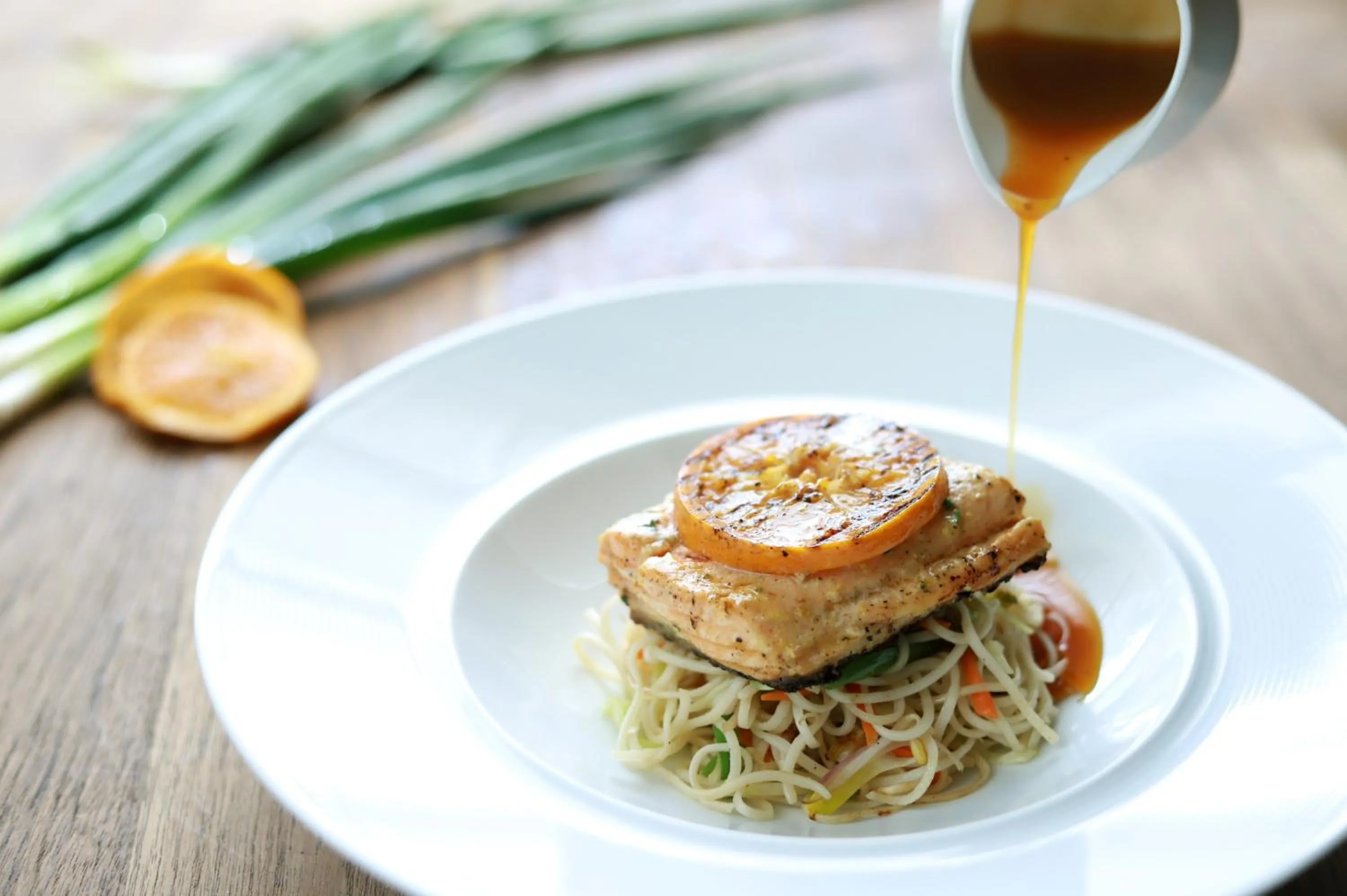 Food close-up in The Ambassador, Marine Drive, Mumbai