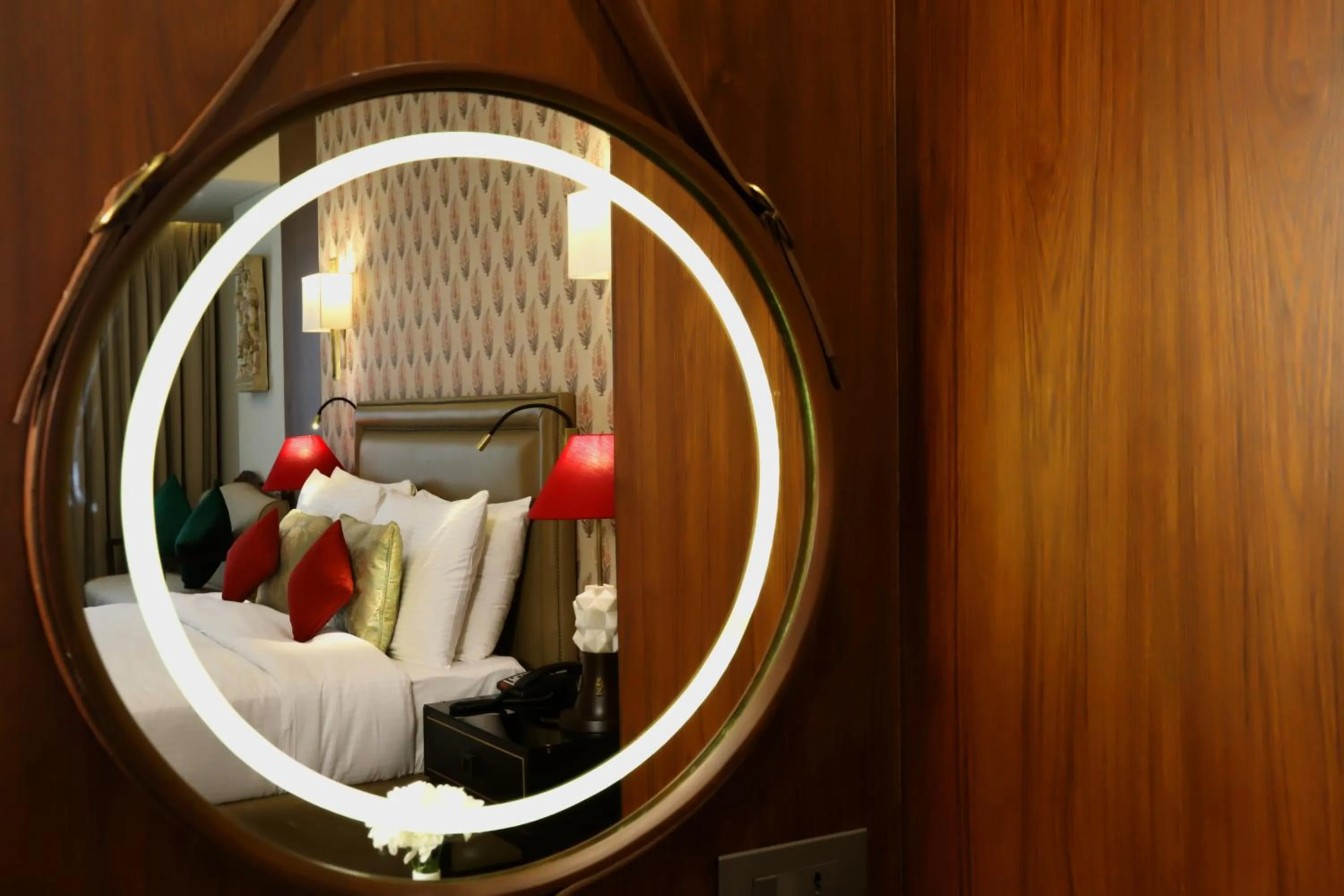 Decorative detail in The Ambassador, Marine Drive, Mumbai