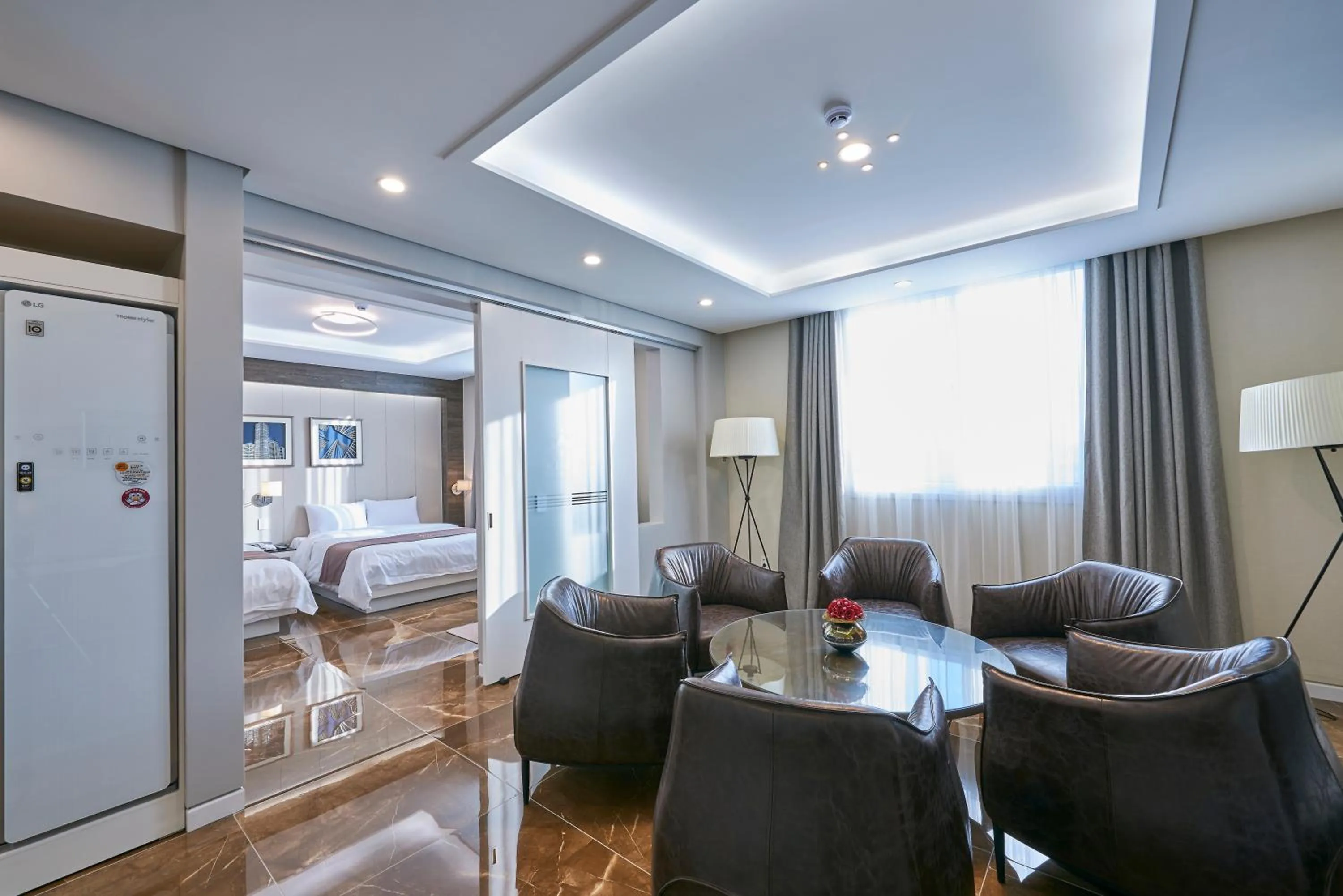 Living room in Gwangju Aura Hotel