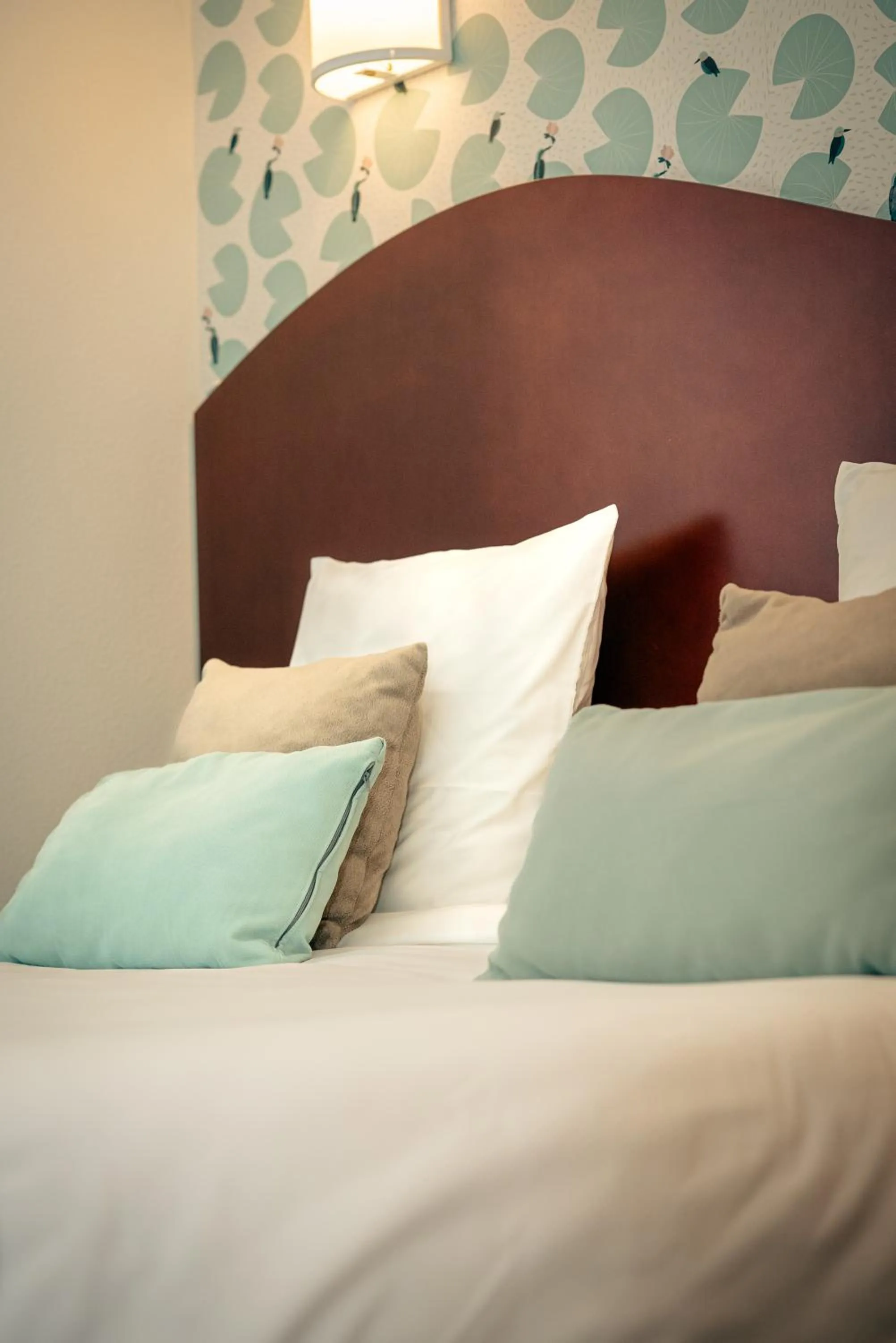 Bed in Hotel les Commercants