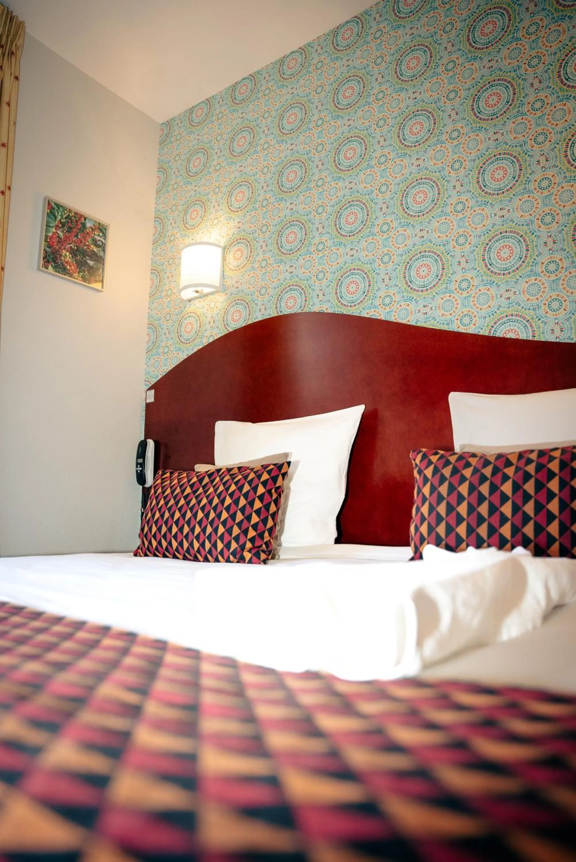 Bedroom, Bed in Hotel les Commercants