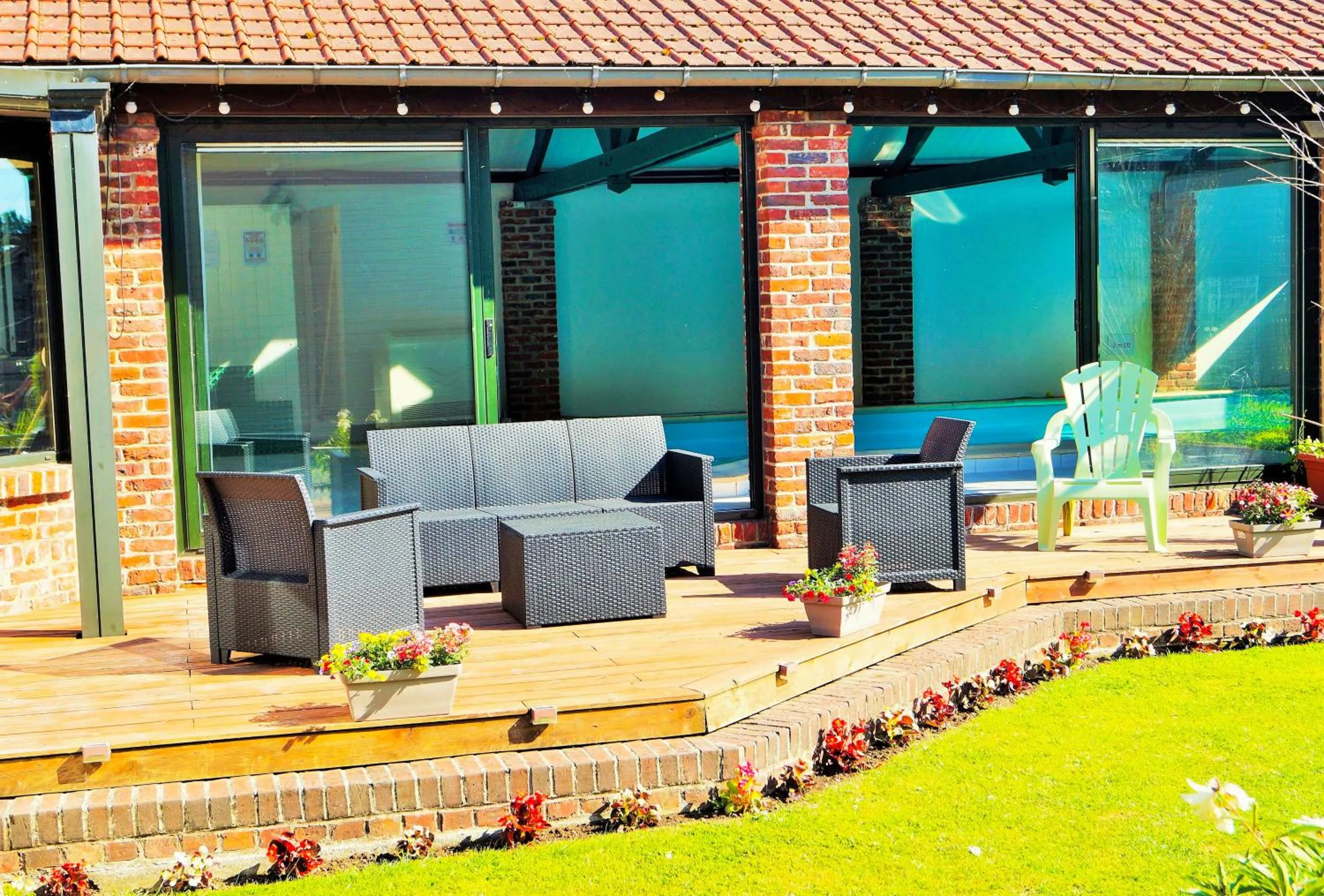 Swimming pool in Les Chambres de Saint Hilaire