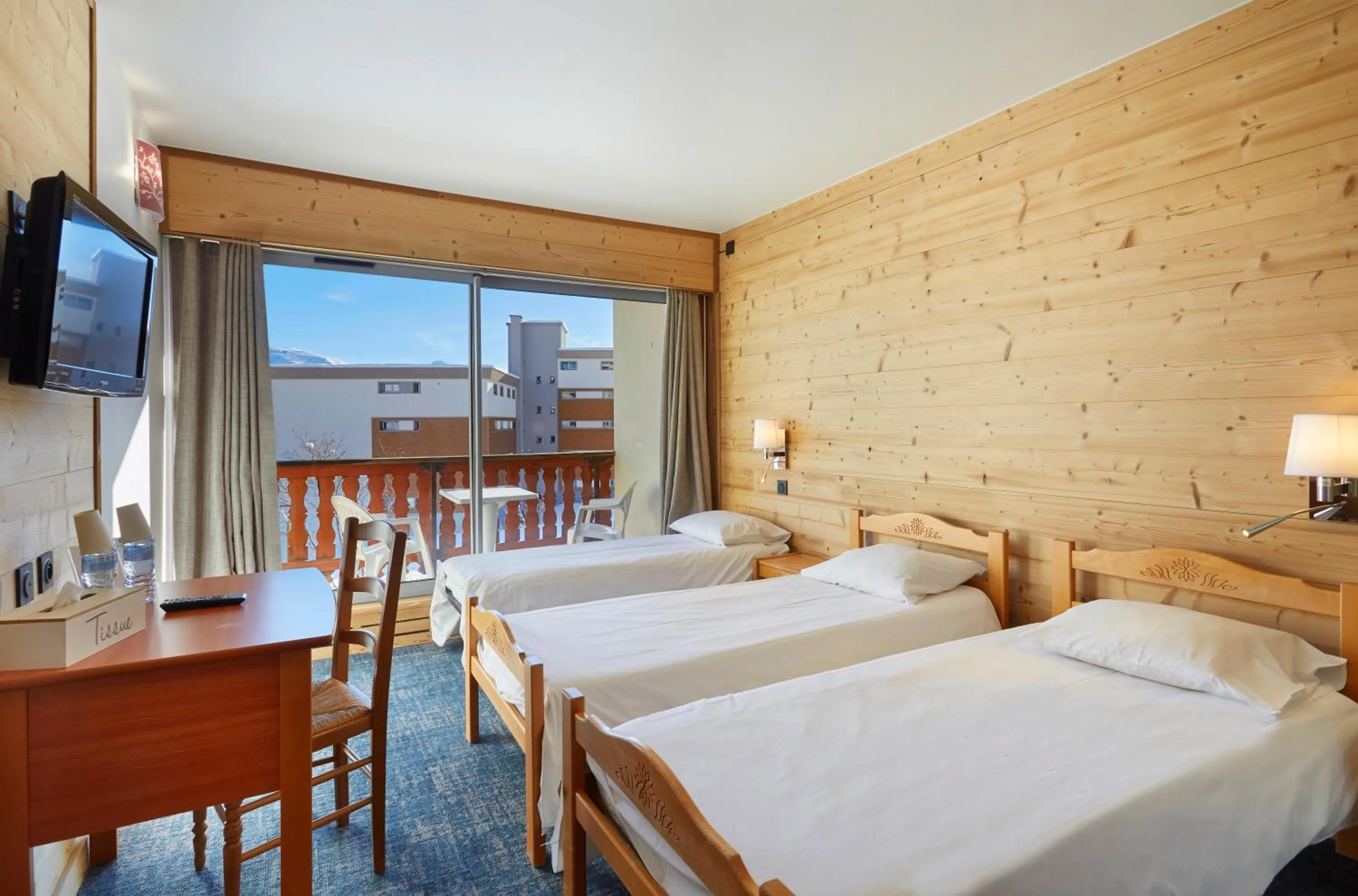 Bedroom, Bed in Hôtel Eliova Le Chaix