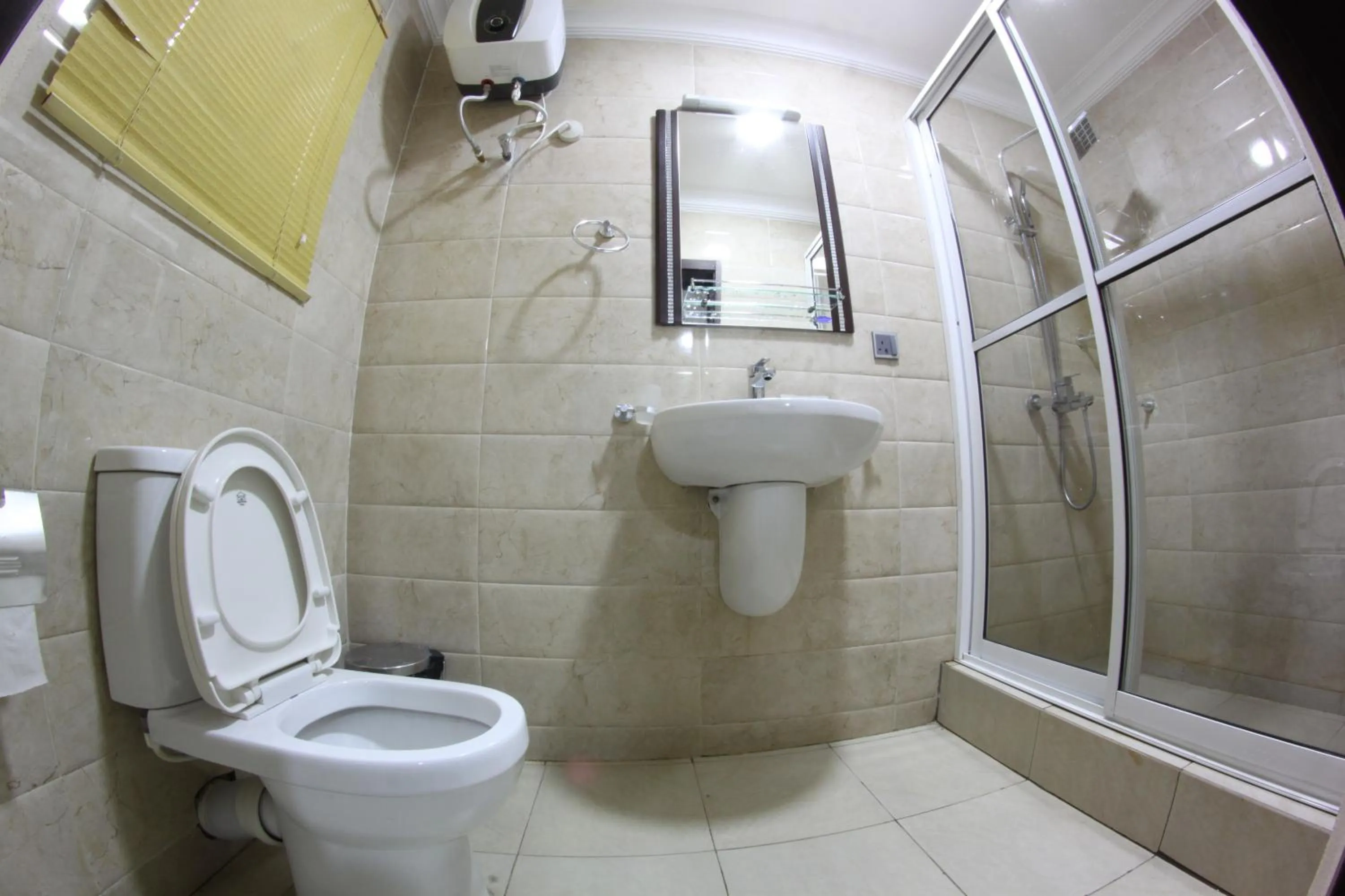 Bathroom in Celia's Suites